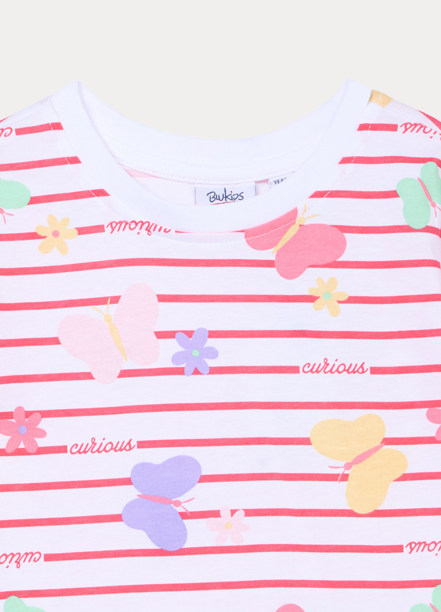 T-shirt girocollo in jersey di puro cotone bambina_2