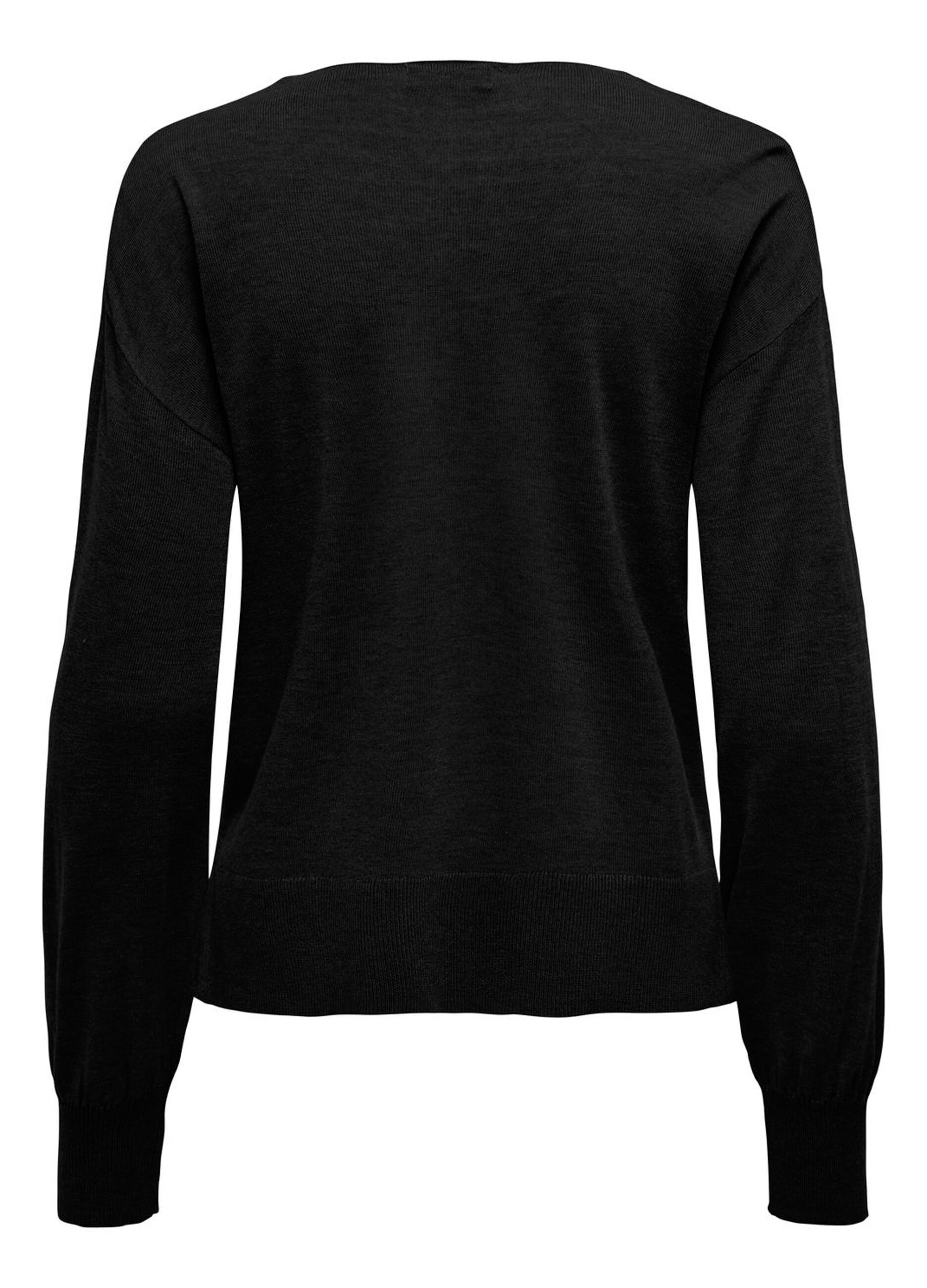 Tricot con scollo a V donna_1
