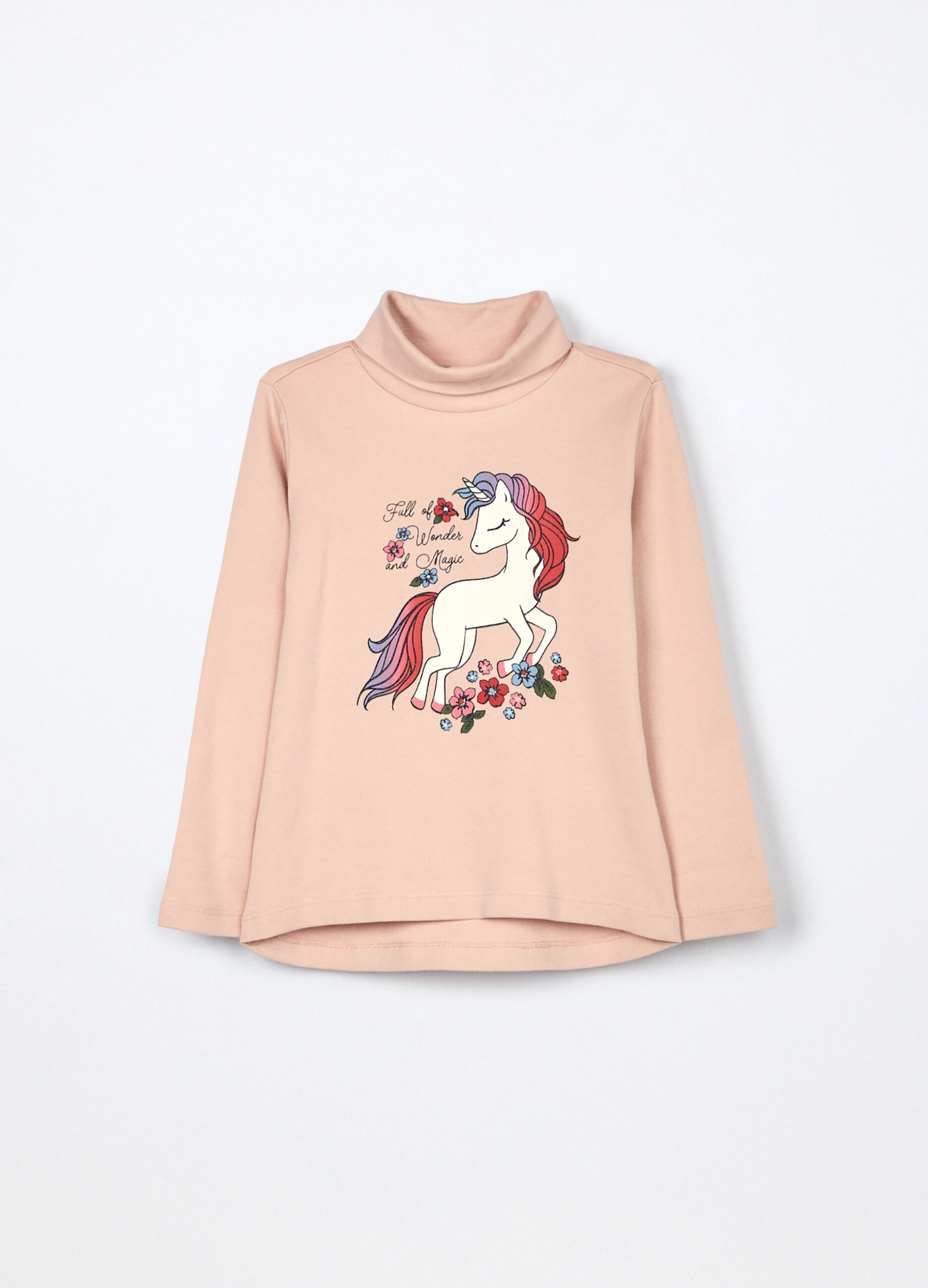 Lupetto in interlock di puro cotone bambina_0