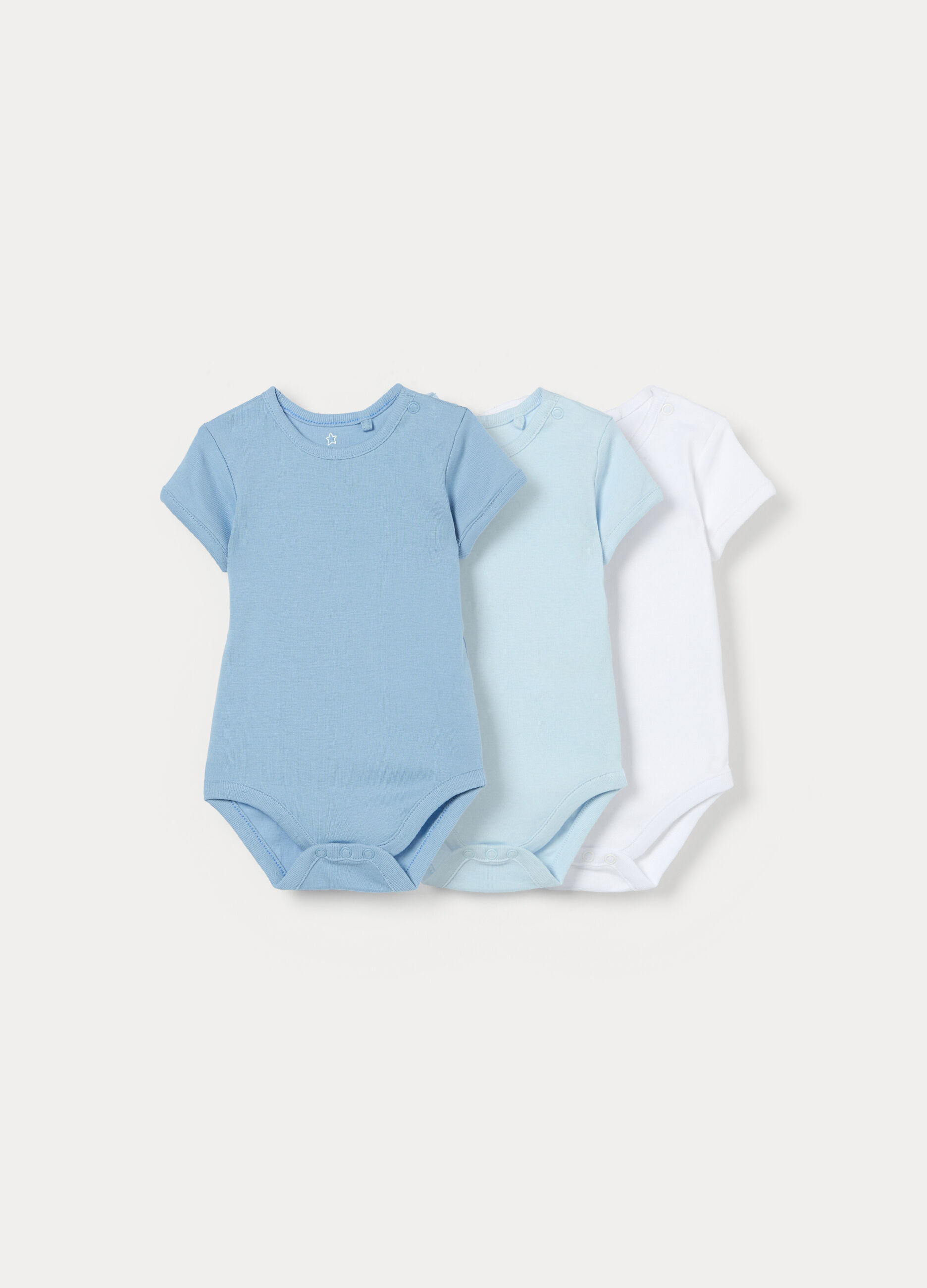 Pack 3 body in puro cotone neonata_0
