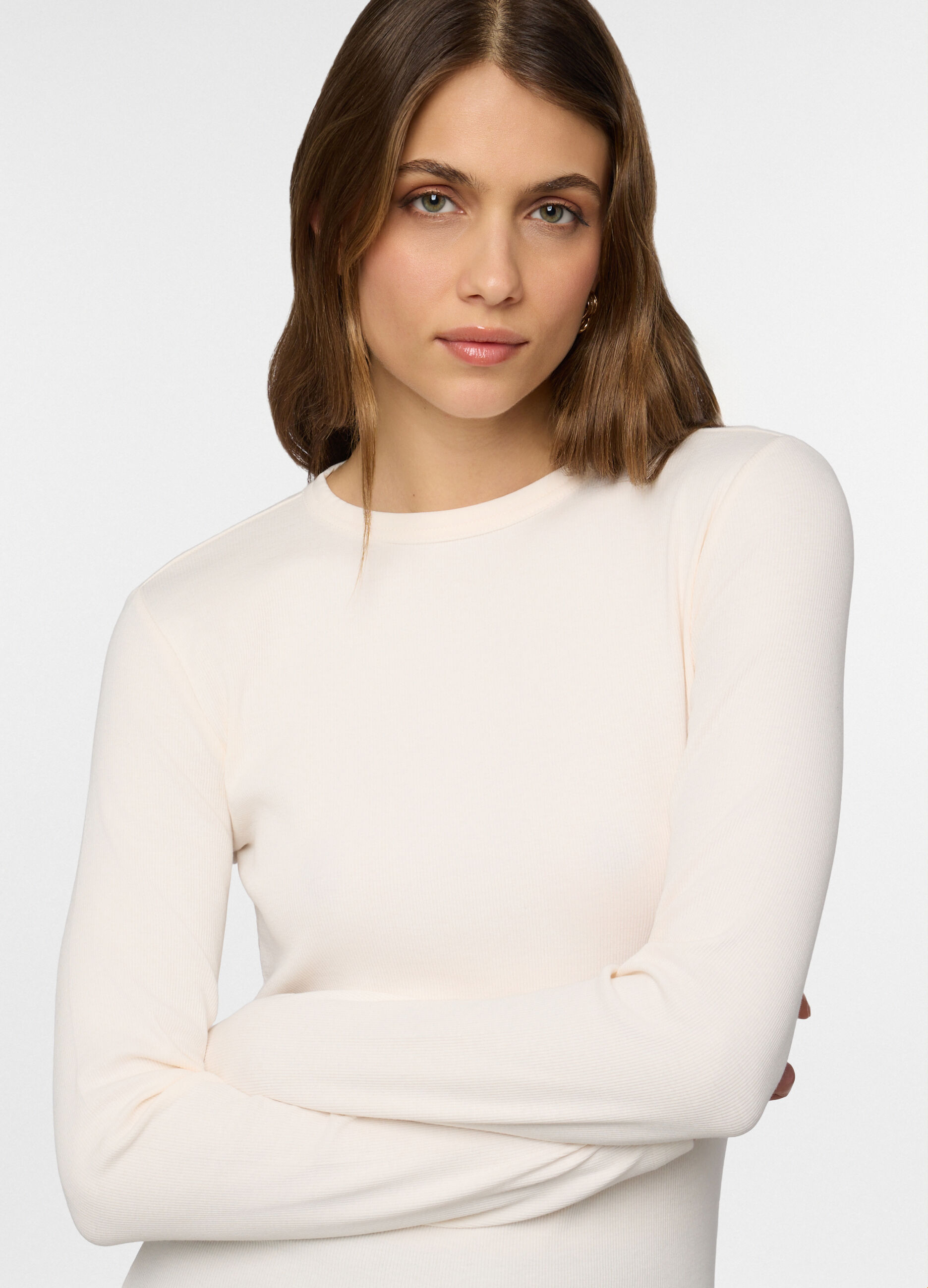 Canotta girocollo stretch donna_2