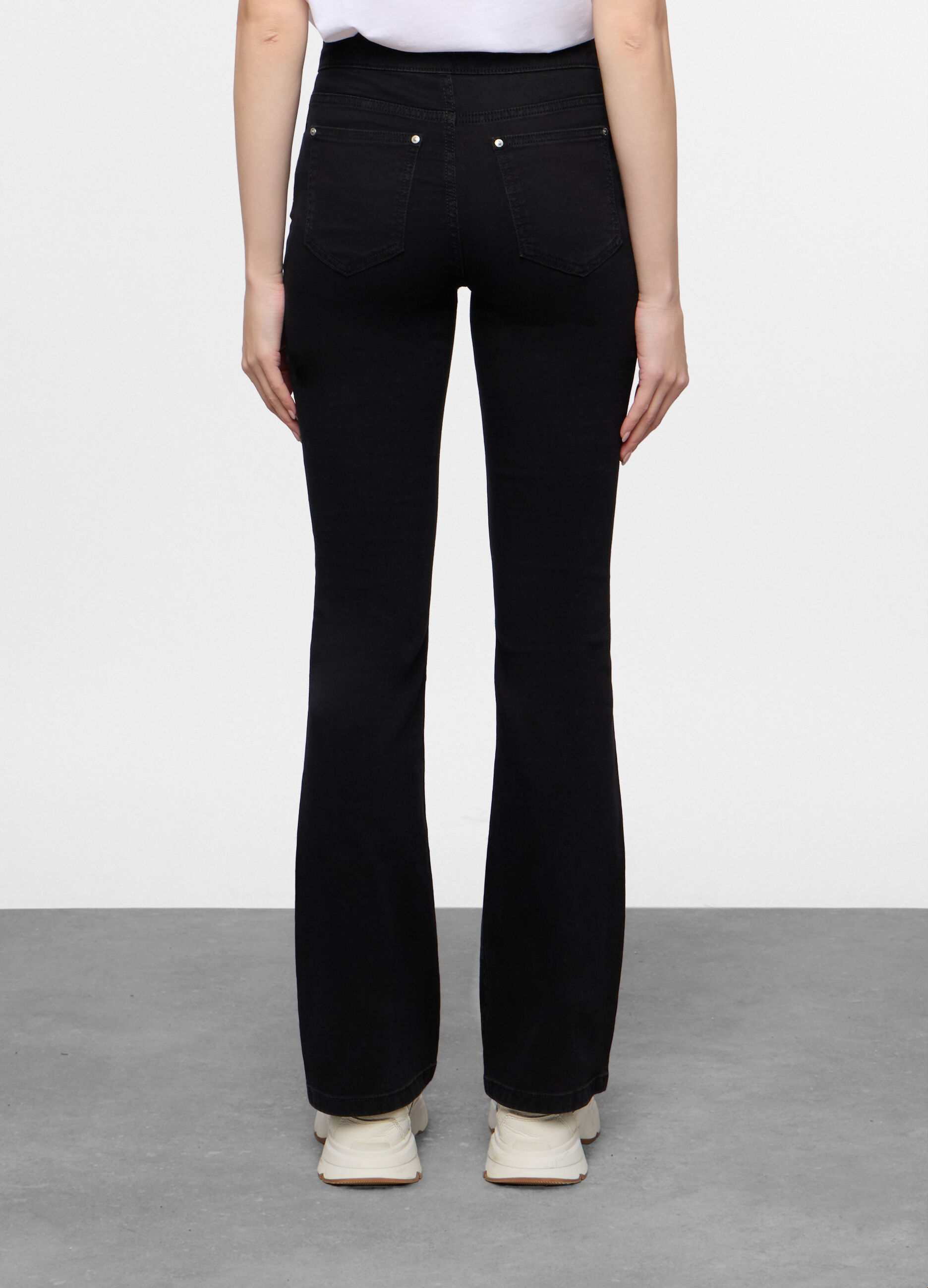 5 Tasche fit Flare in cotone stretch donna_2