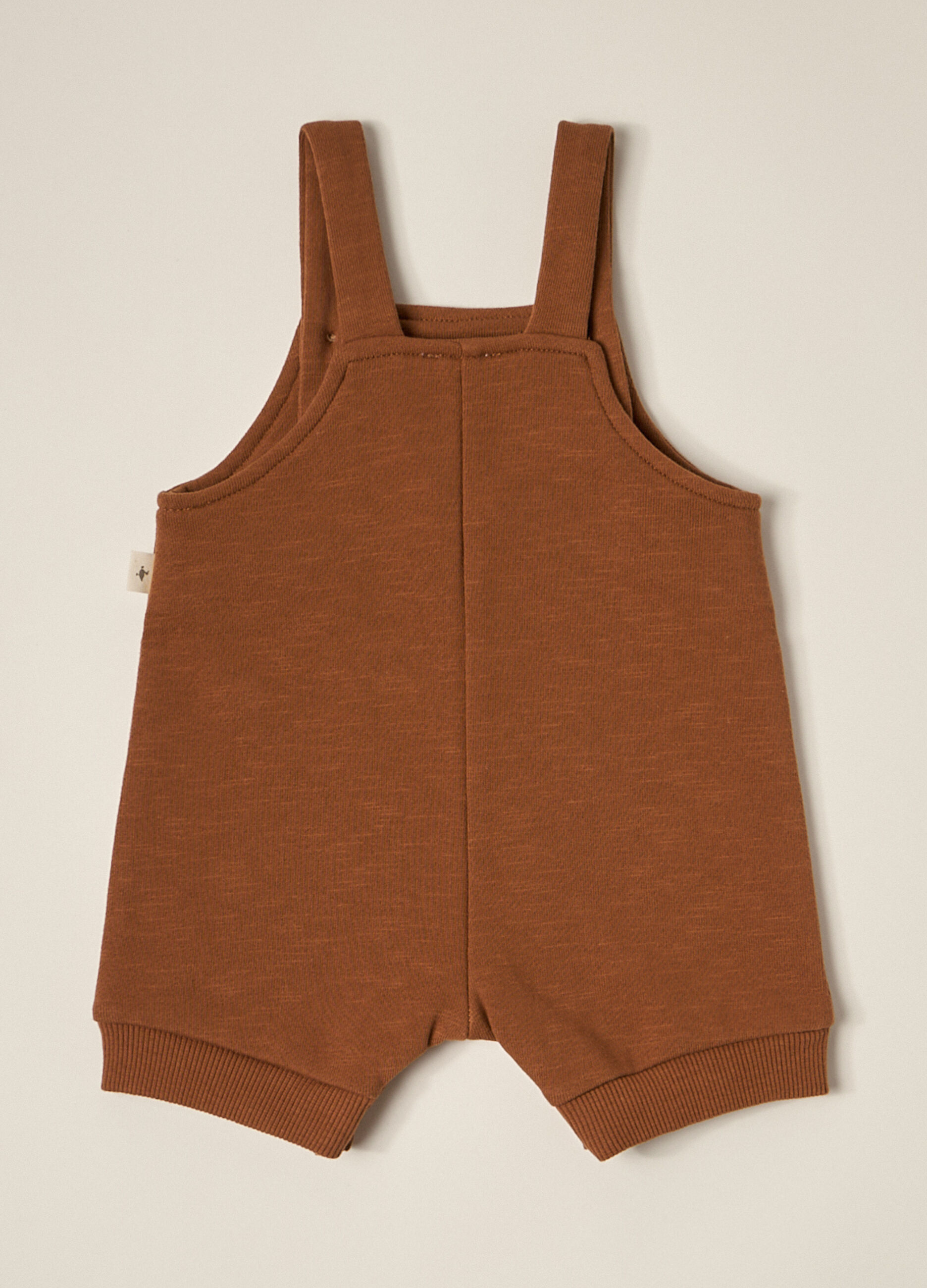 Salopette in french terry di puro cotone IANA neonato_2