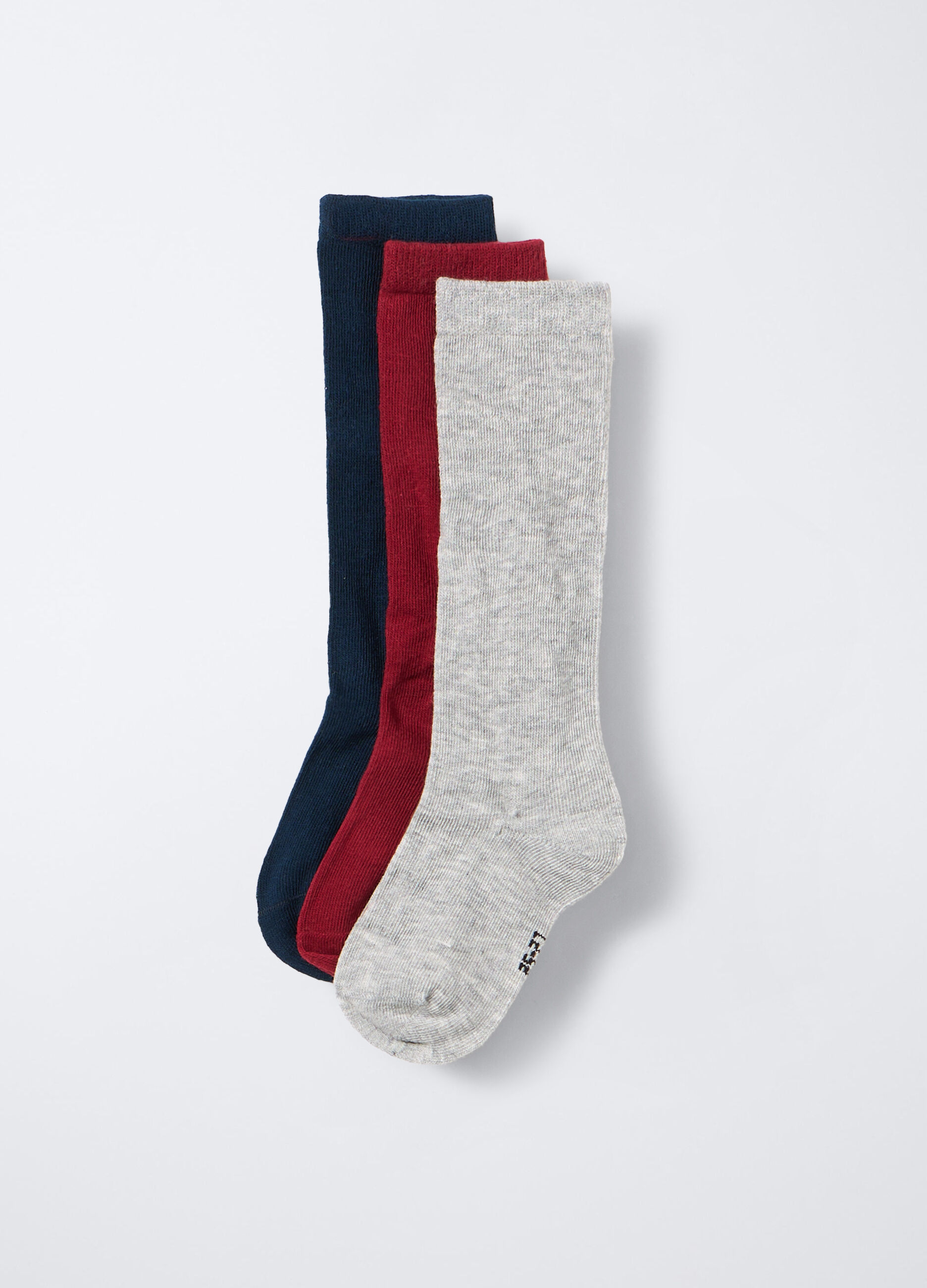 Pack 3 calze lunghe misto cotone bambino_0