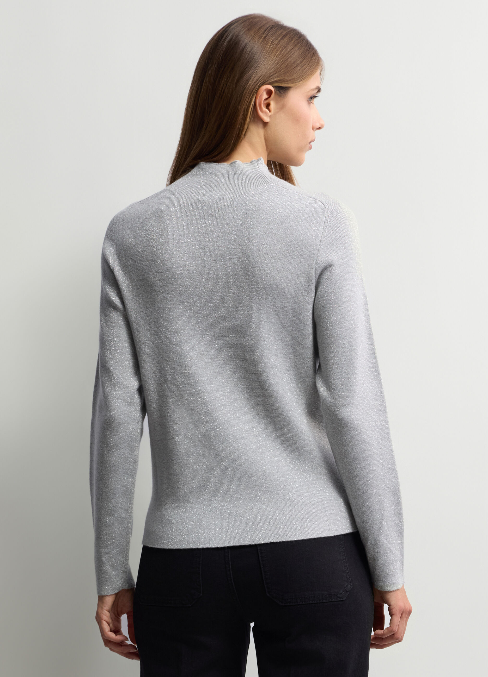 Lupetto Fitted in costina donna_1