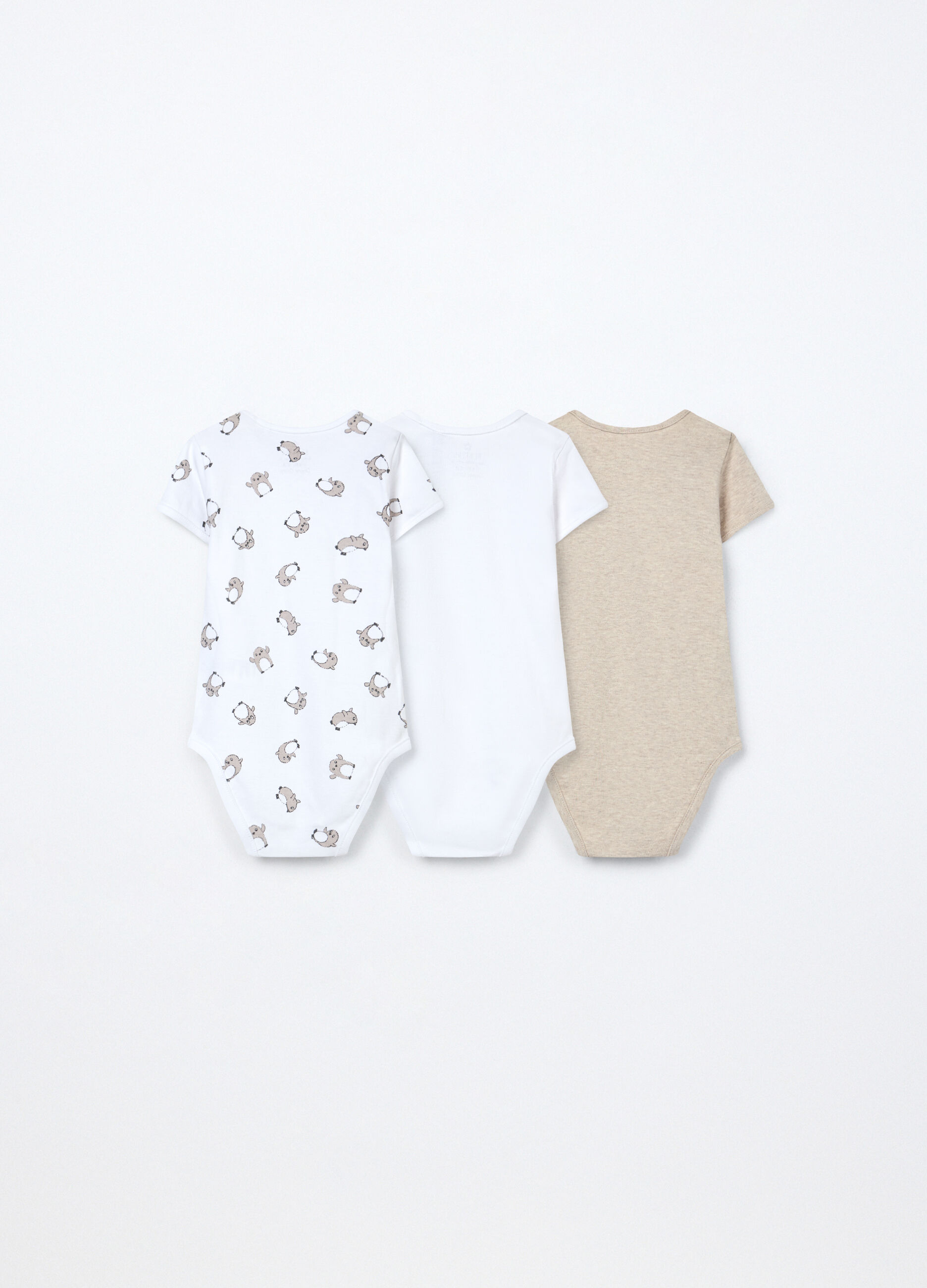 Pack 3 body in interlock di puro cotone neonato_1