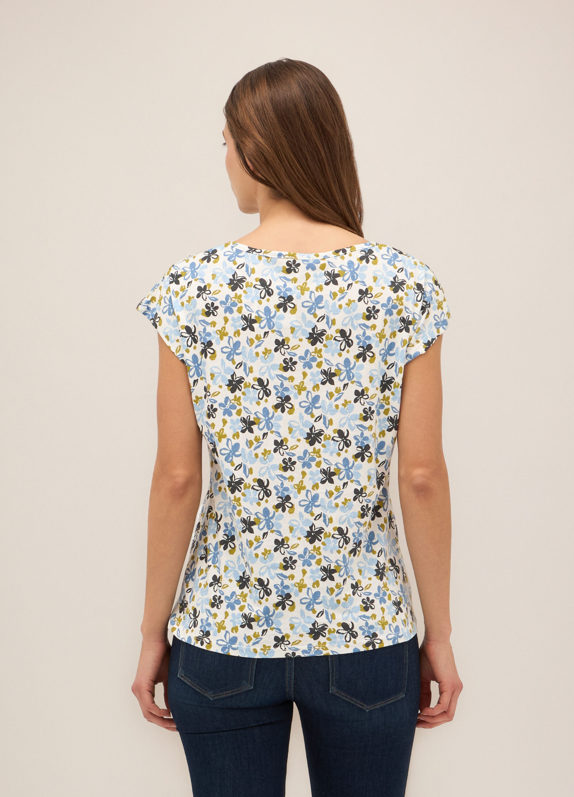 T-shirt in puro cotone donna_1