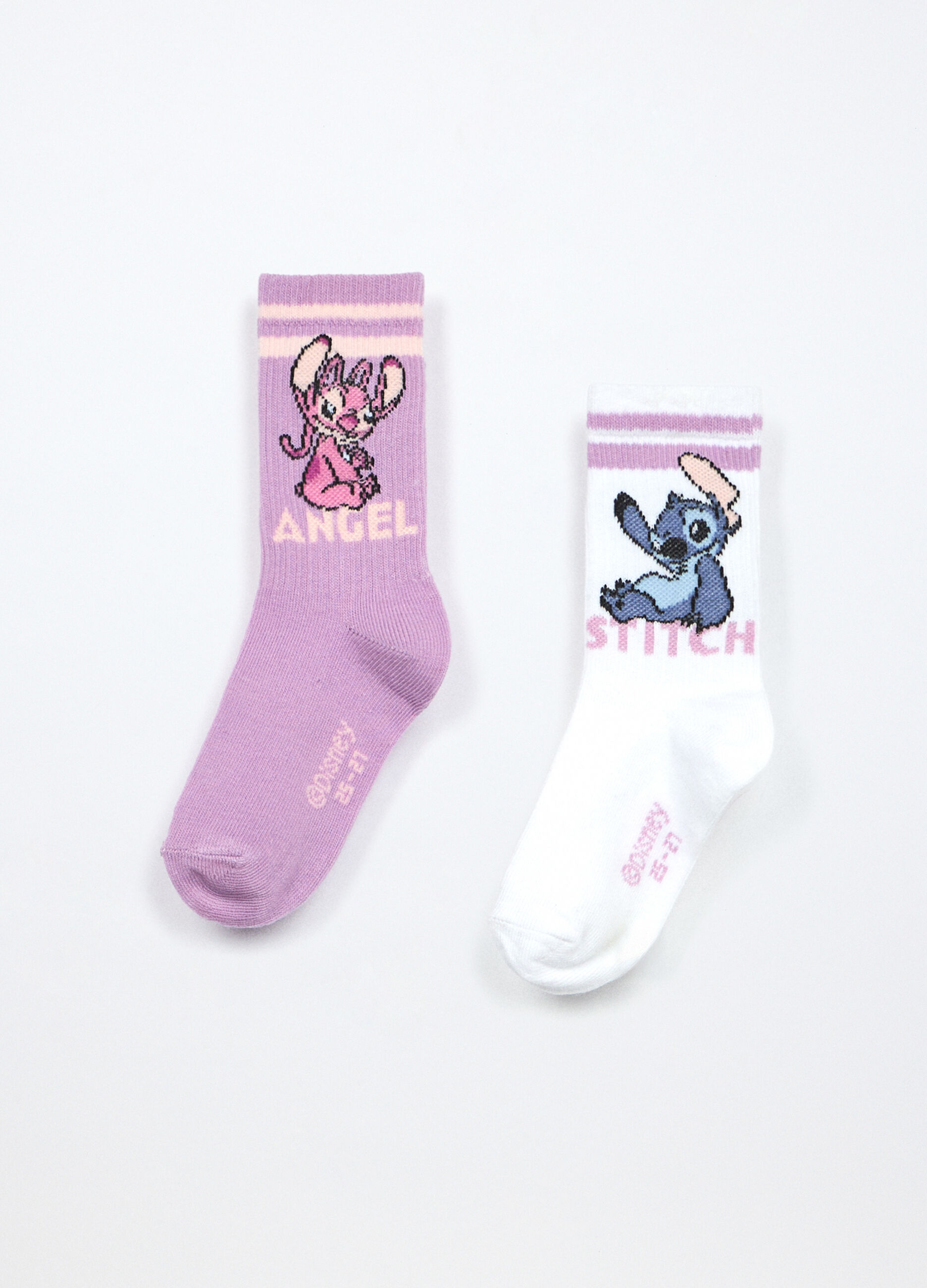 Pack 2 calze misto cotone bambina_1