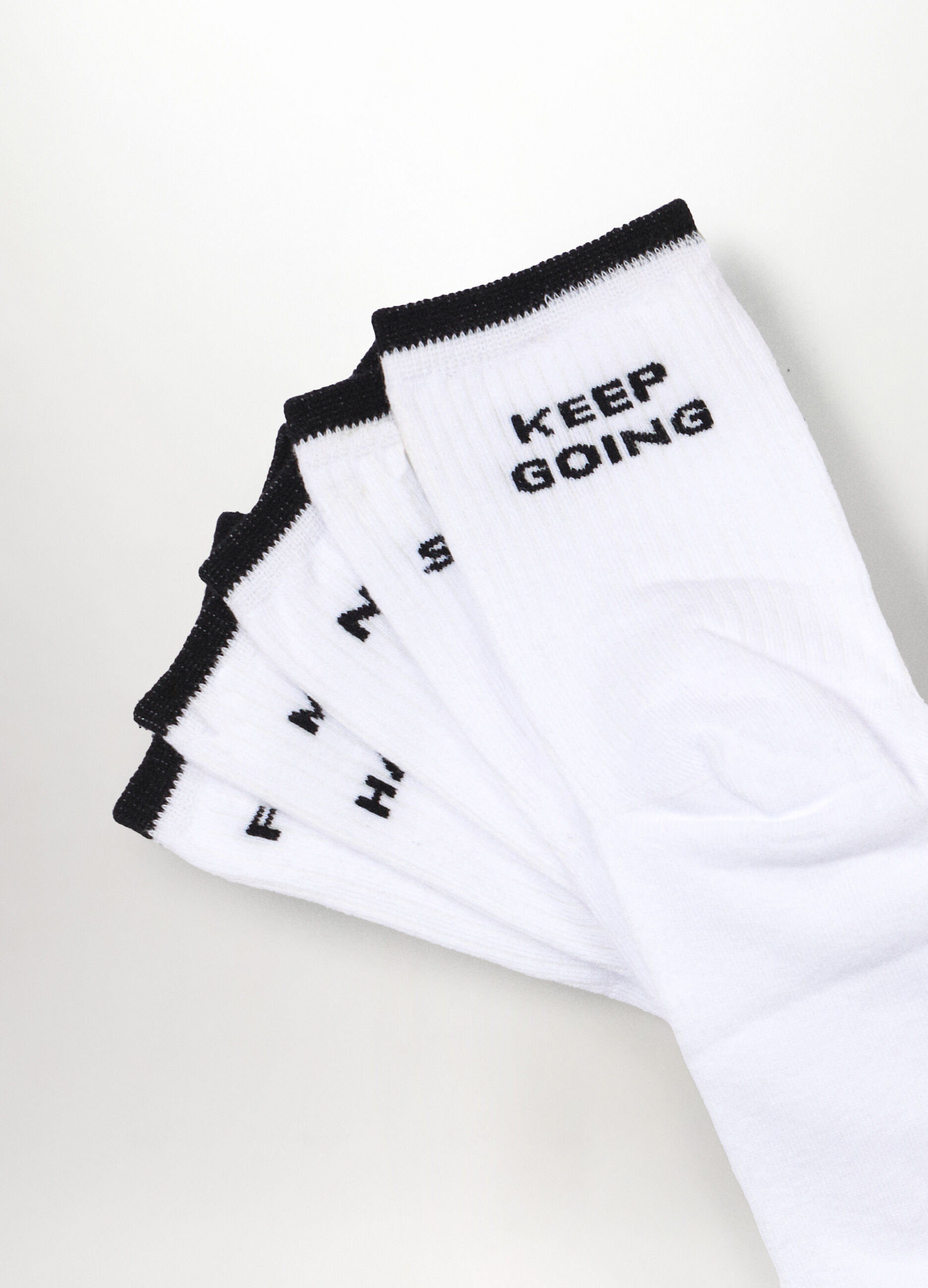 Pack 5 calze corte in spugna di cotone donna_0