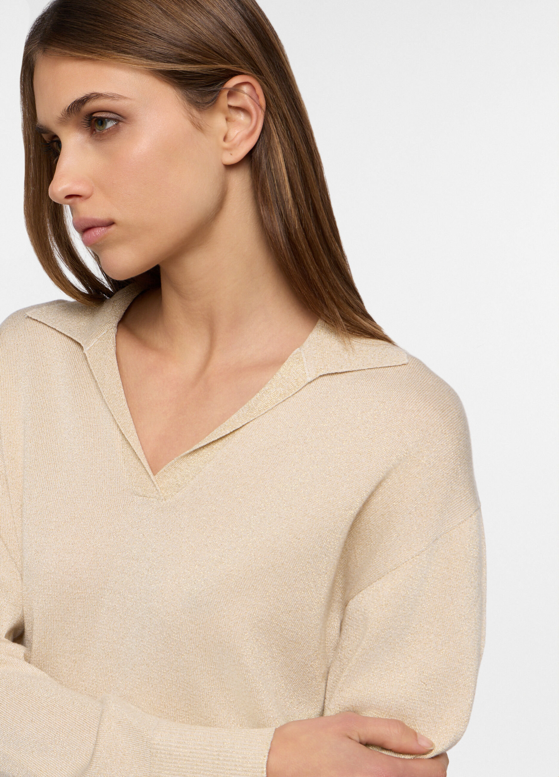 Polo tricot misto viscosa donna_2