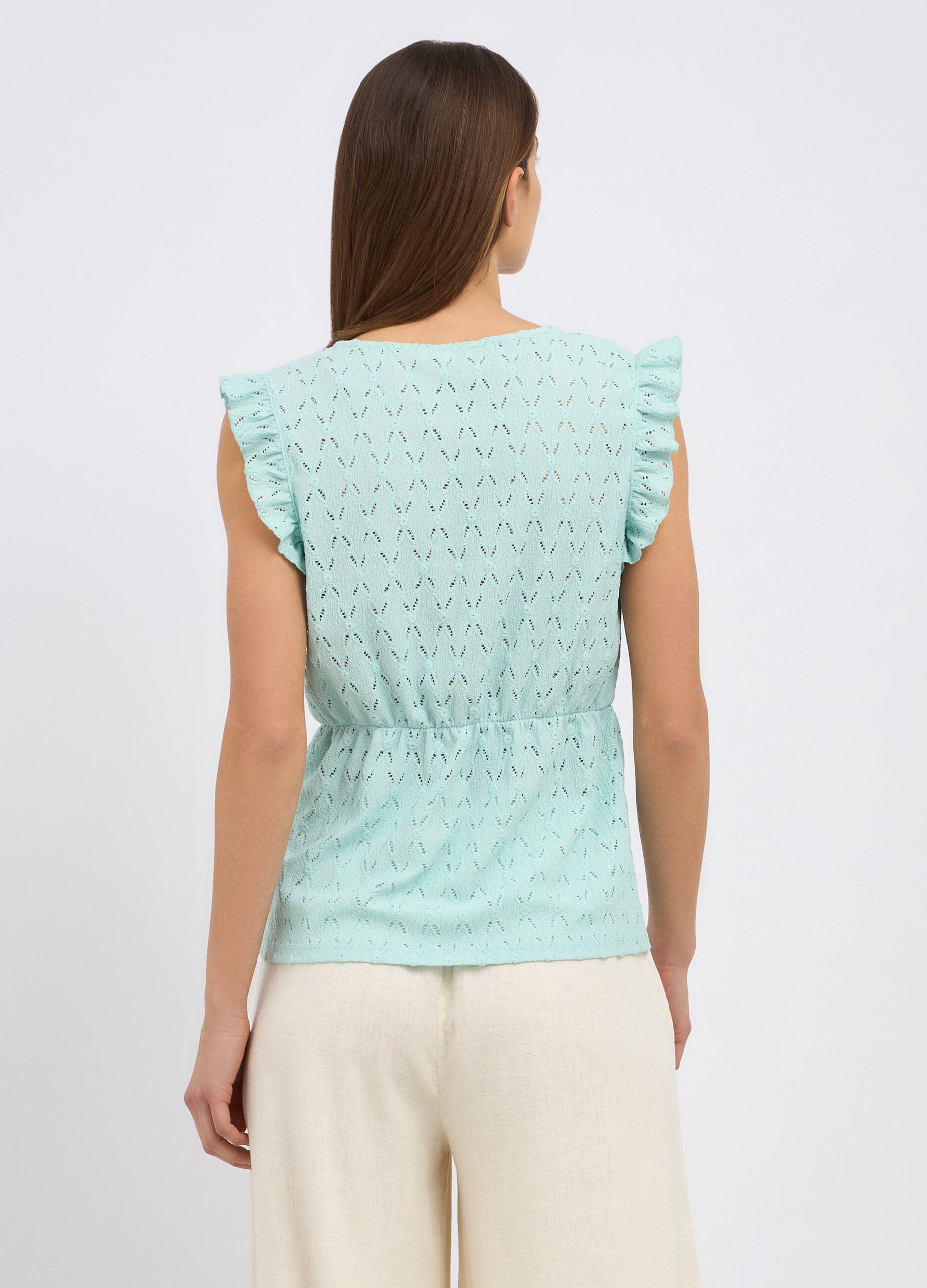 Blusa con rouches donna_1