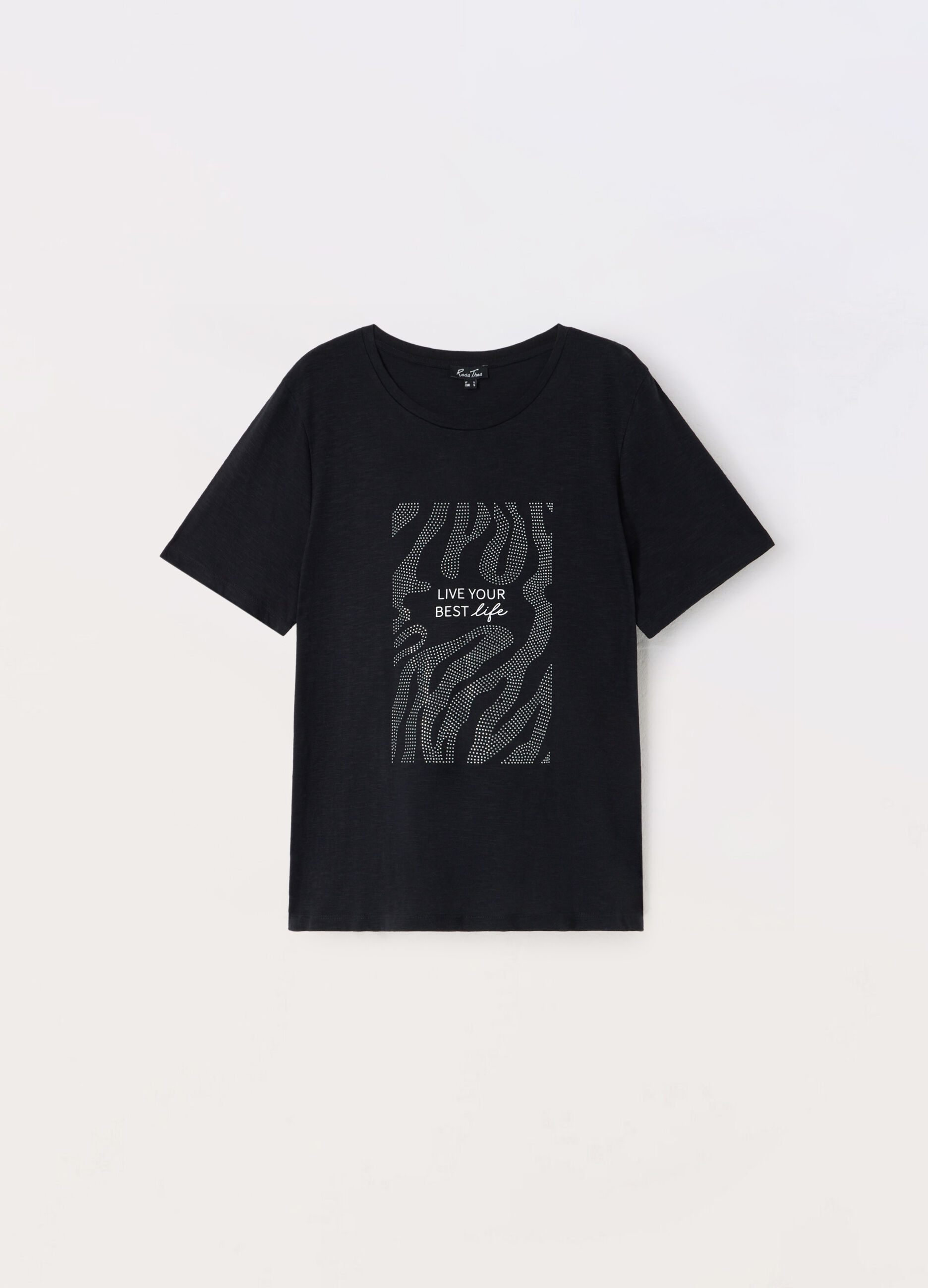 T-shirt in jersey di puro cotone donna curvy_0