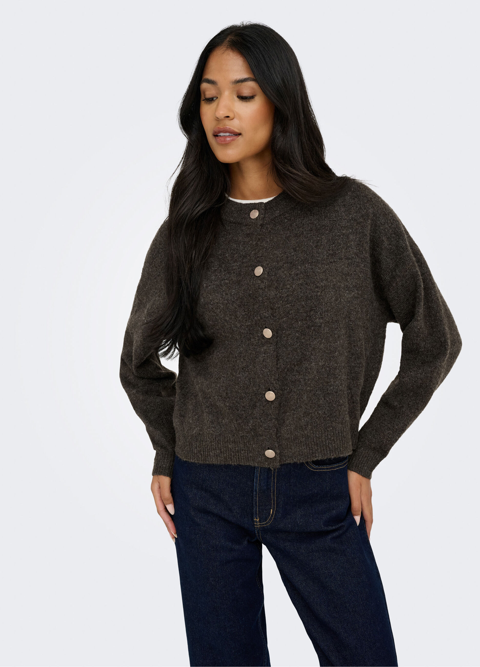 Cardigan mélange donna_0