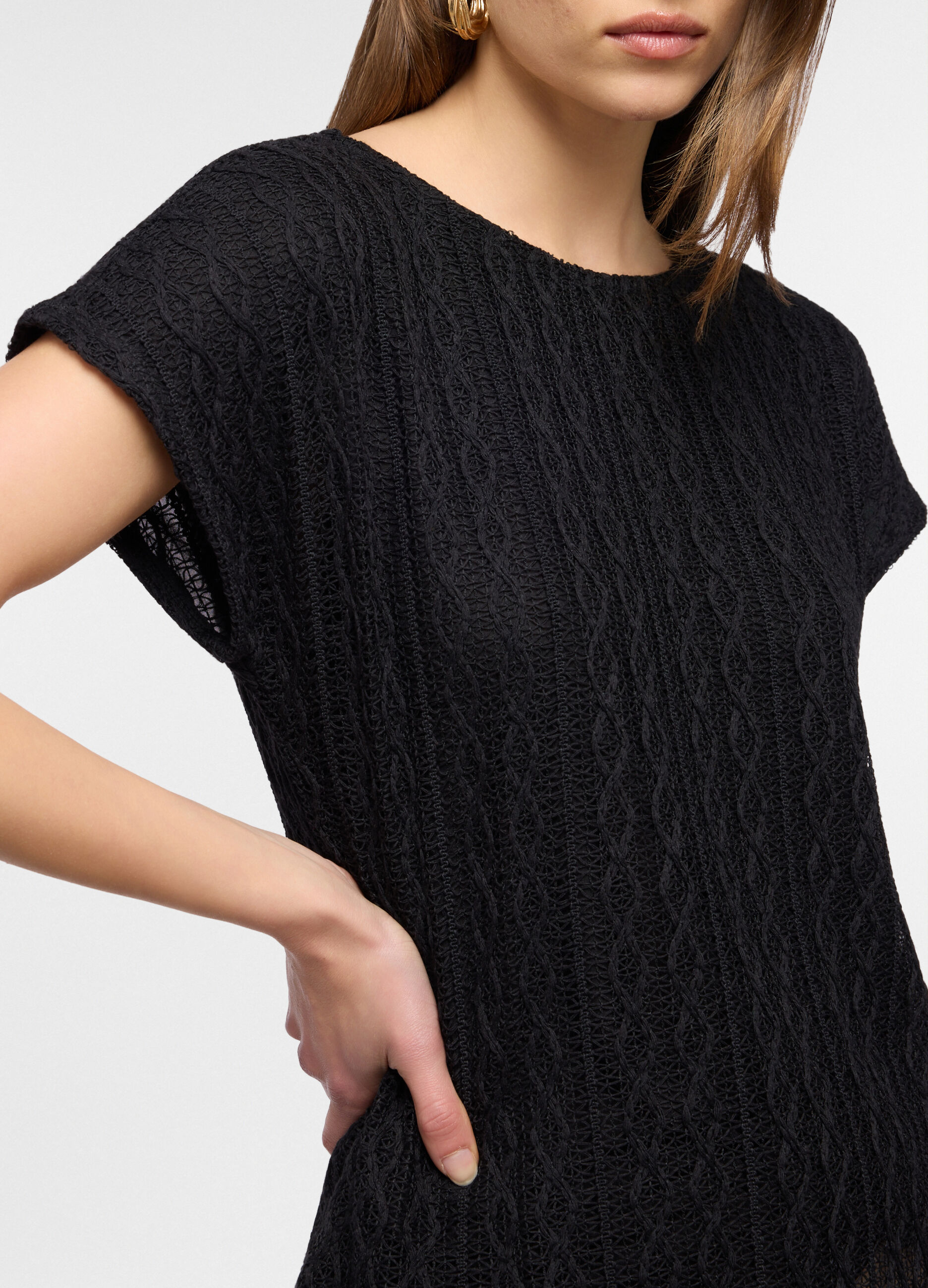 T-shirt girocollo donna_2