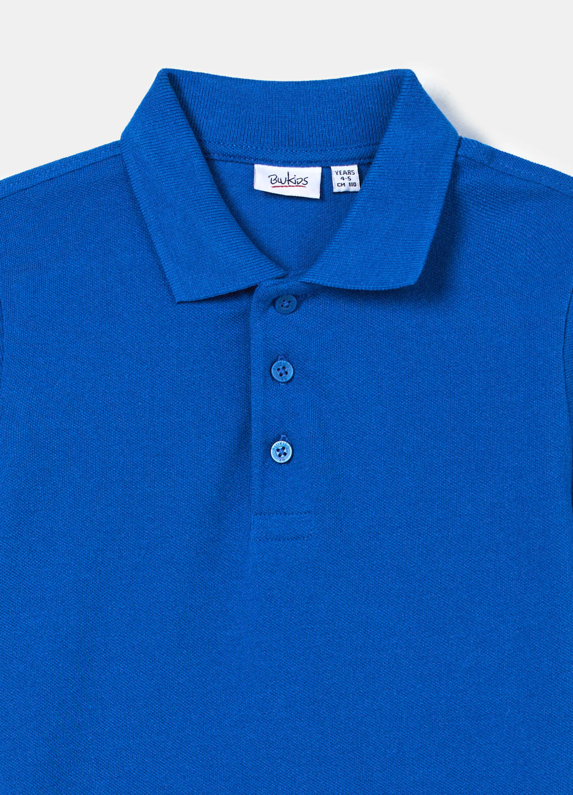 Polo in puro cotone piquet bambino_2