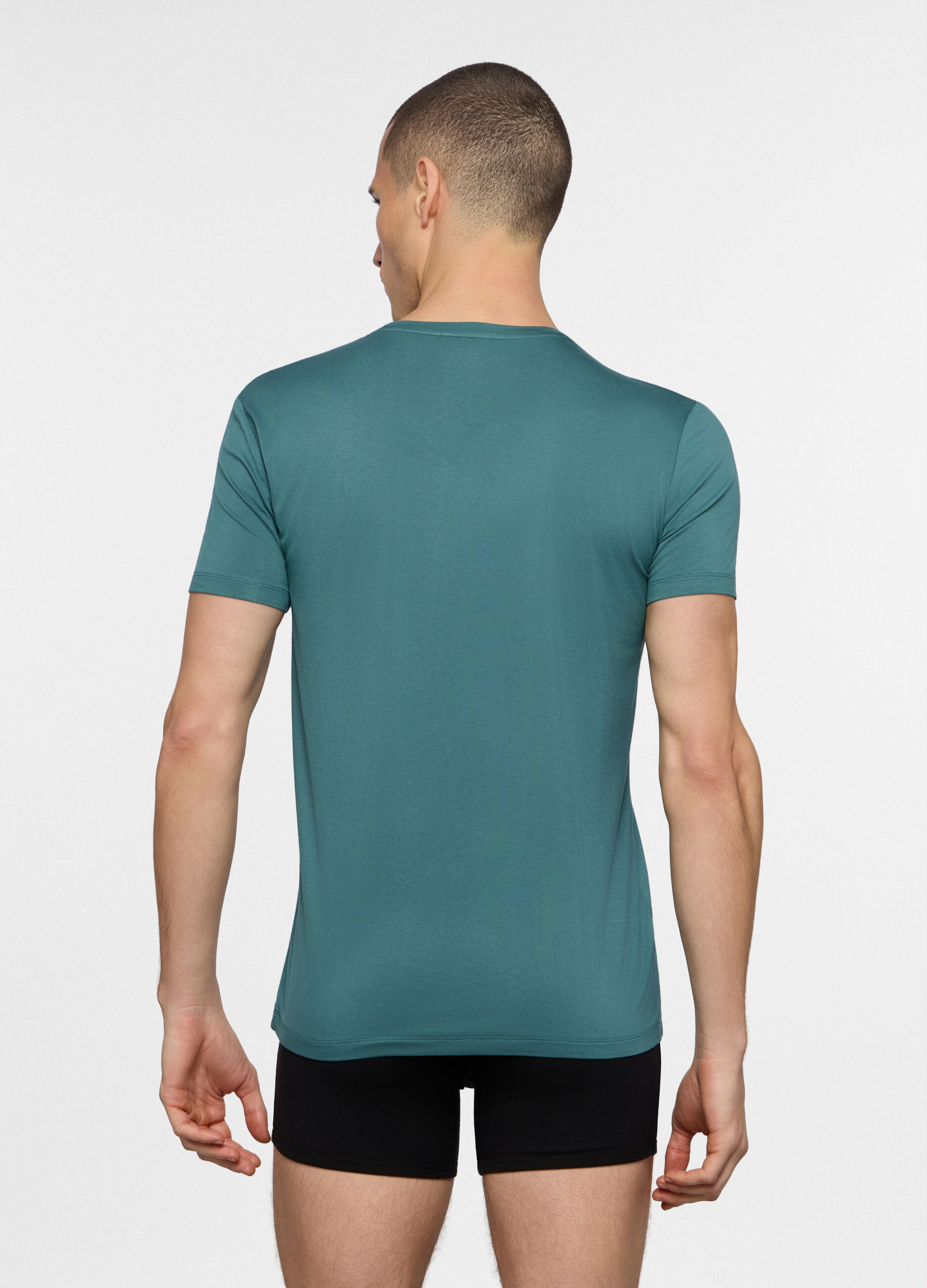 T-shirt intima girocollo in viscosa di bamb&ugrave; uomo_1