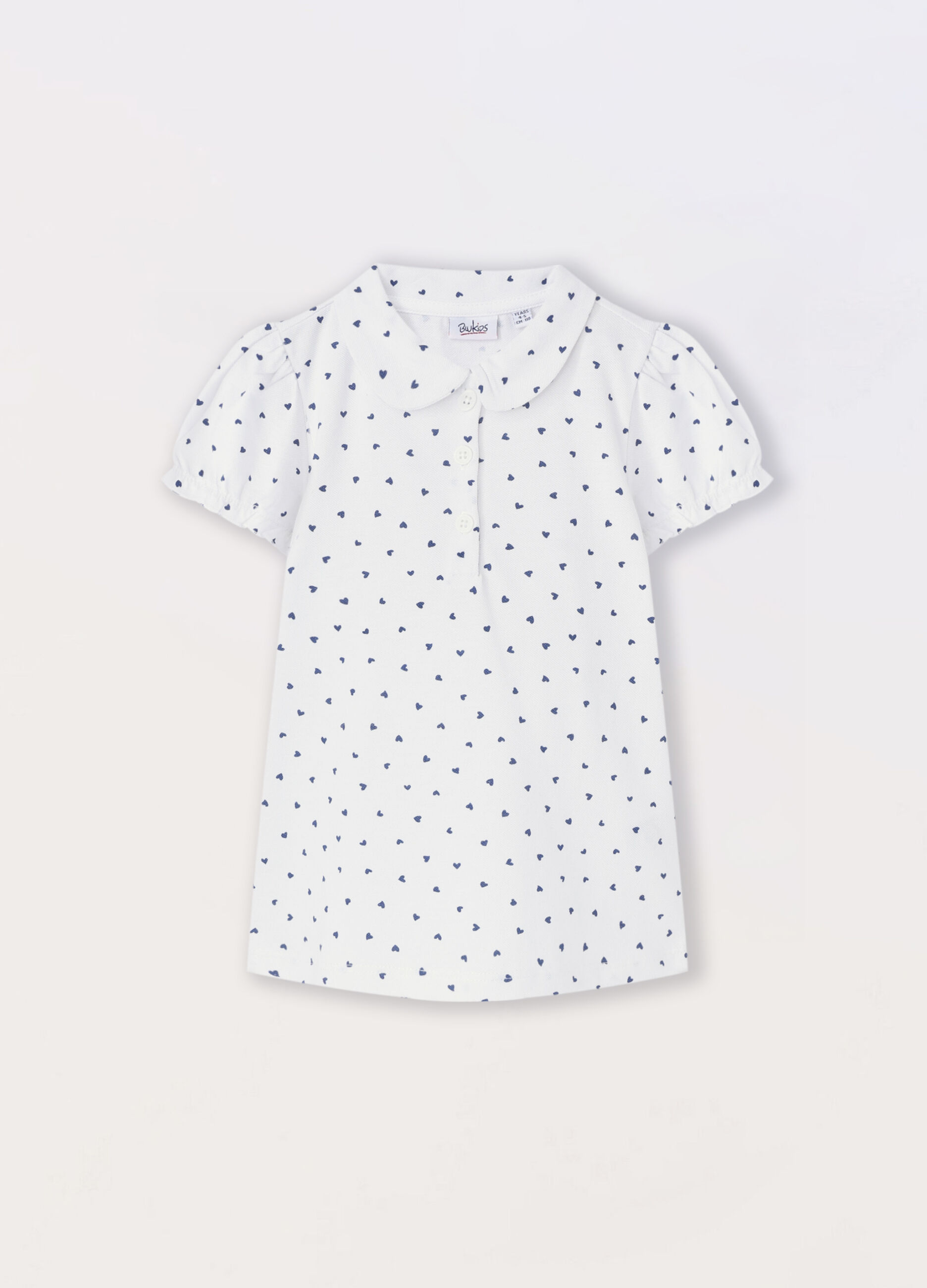 Polo in puro cotone Piquet bambina_0