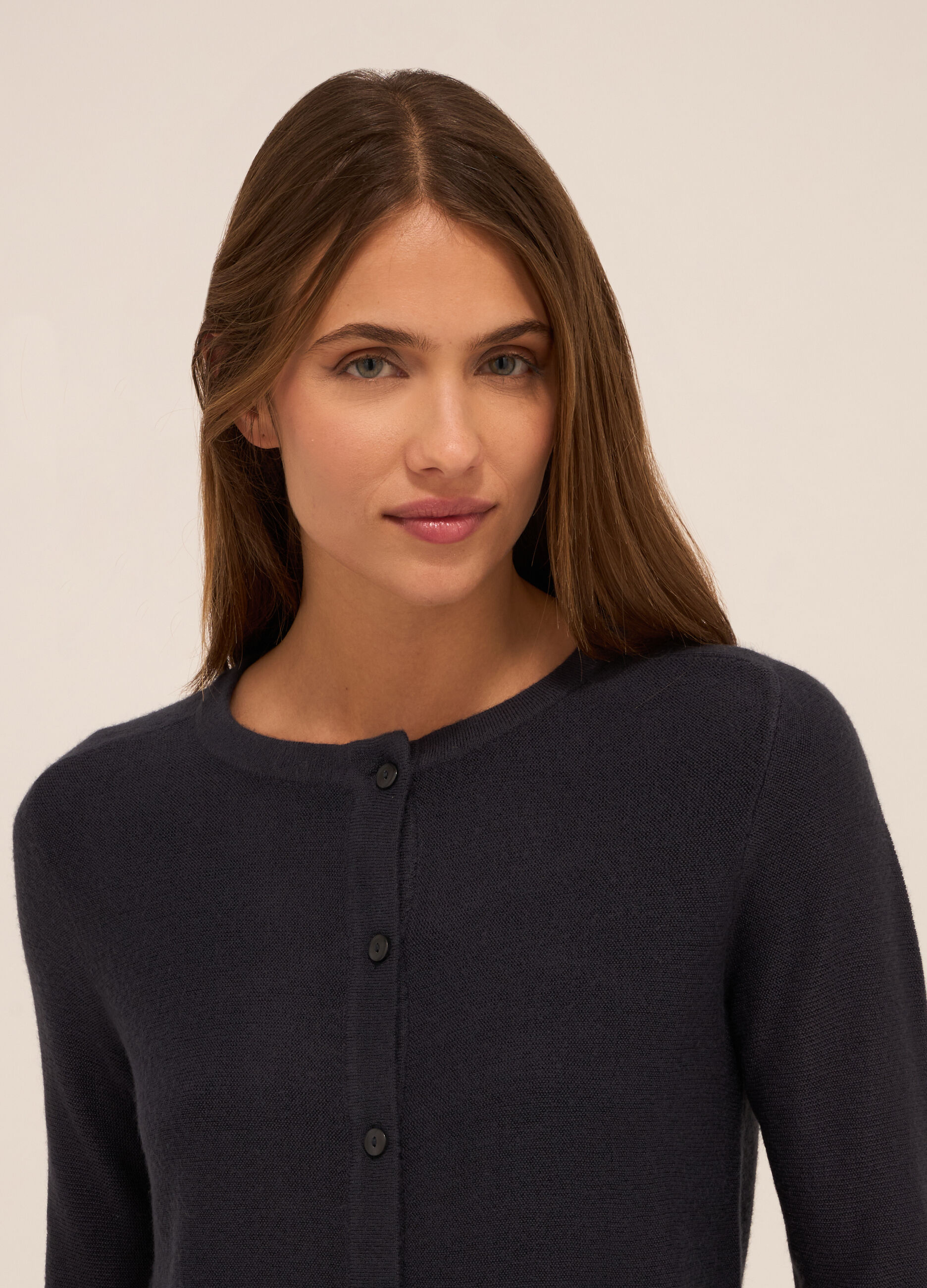 Cardigan effetto cashmere donna_2