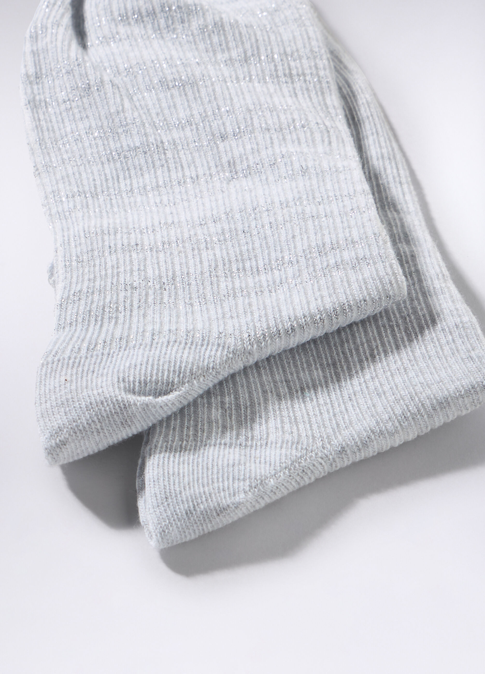 Pack 2 calze corte in cotone stretch donna_1