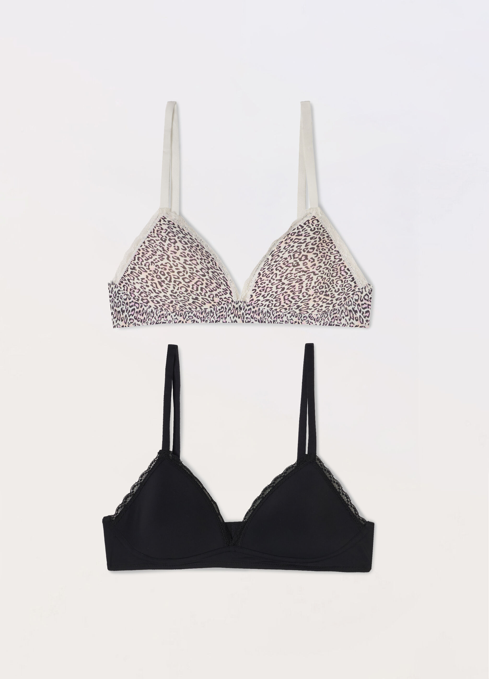 Pack 2 reggiseni a triangolo in microfibra donna_0