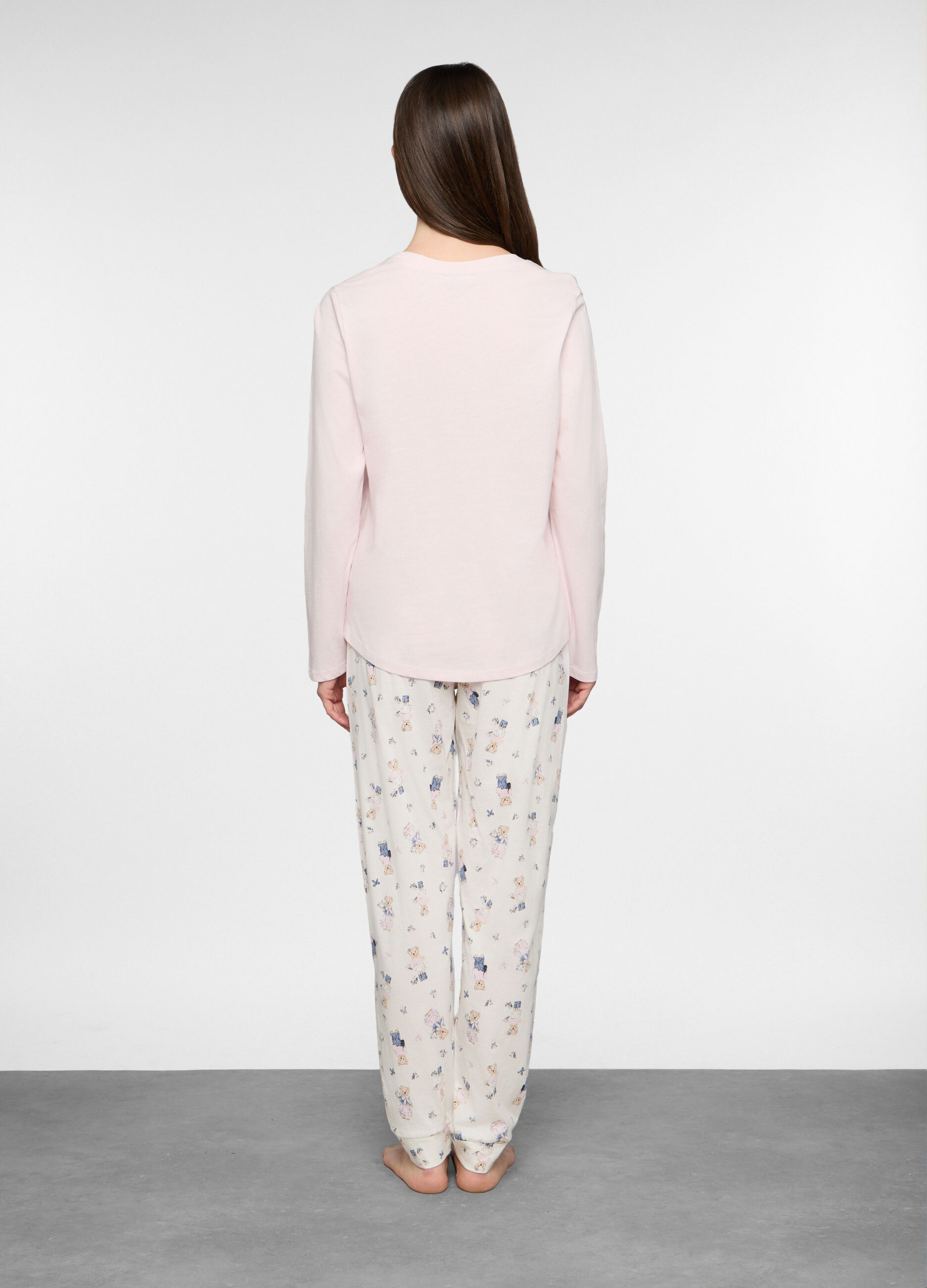 Set pigiama in jersey donna_1