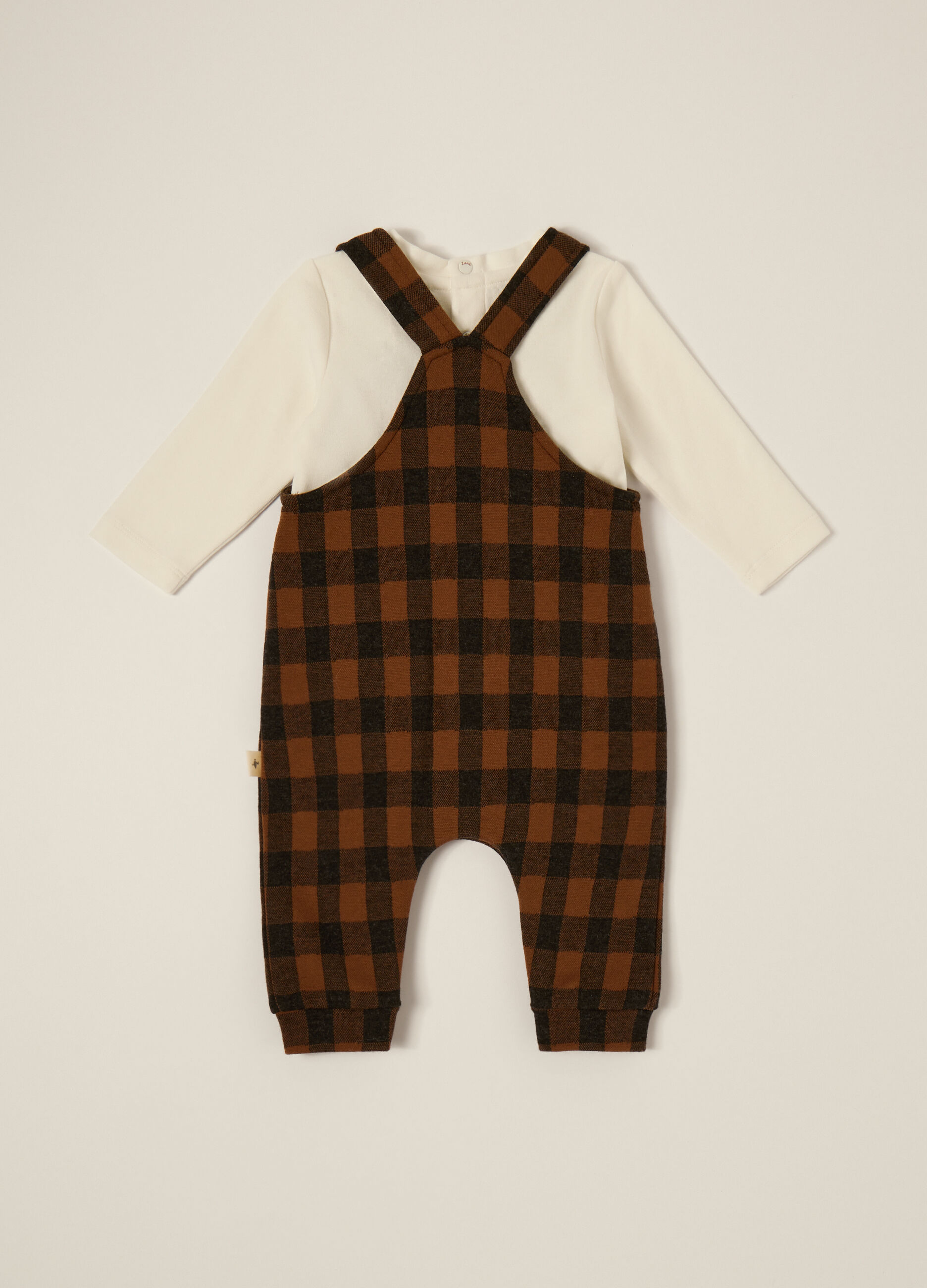Set salopette + t-shirt IANA neonato_2