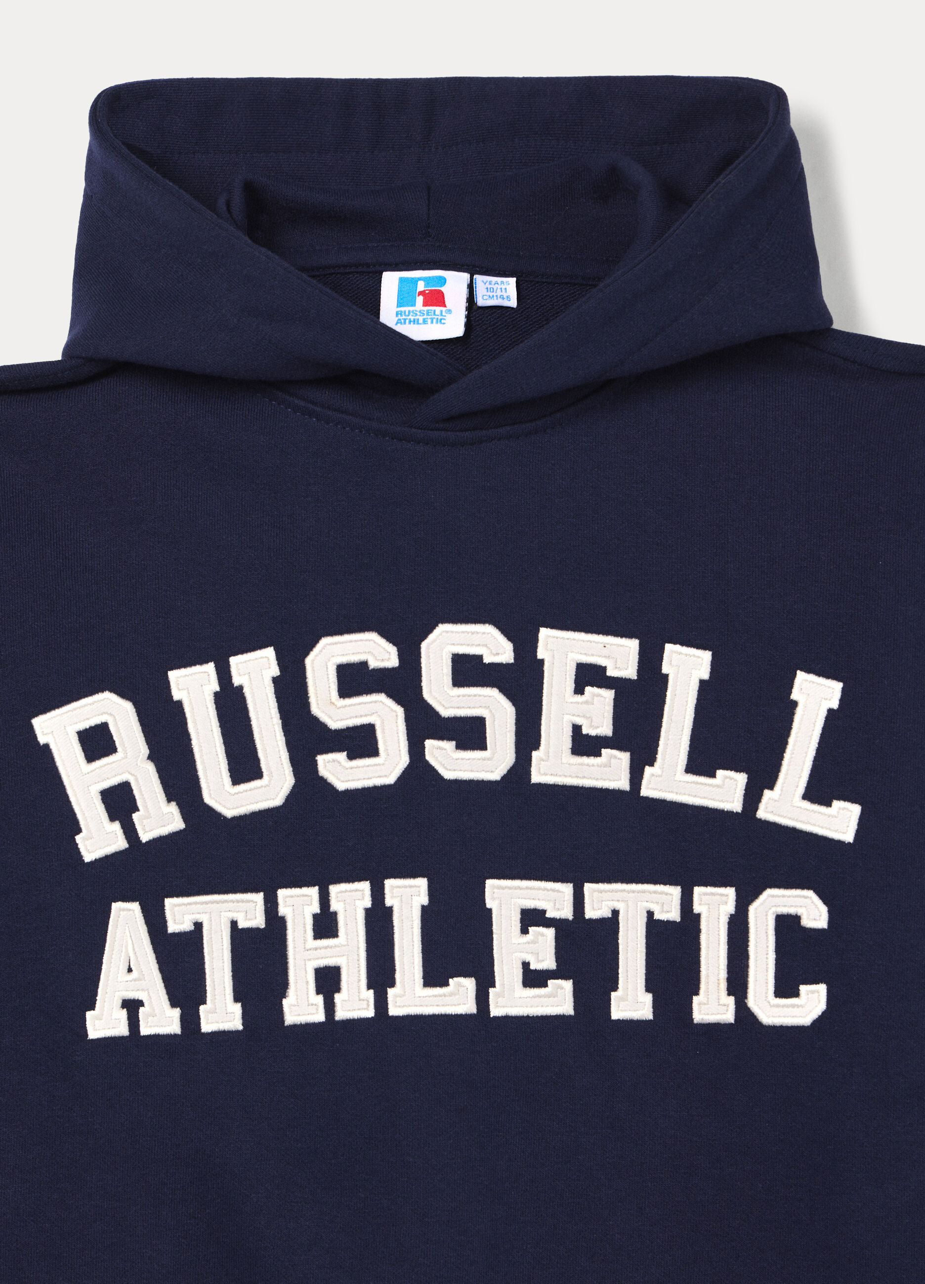 Felpa con cappuccio in french terry misto cotone ragazzo_2