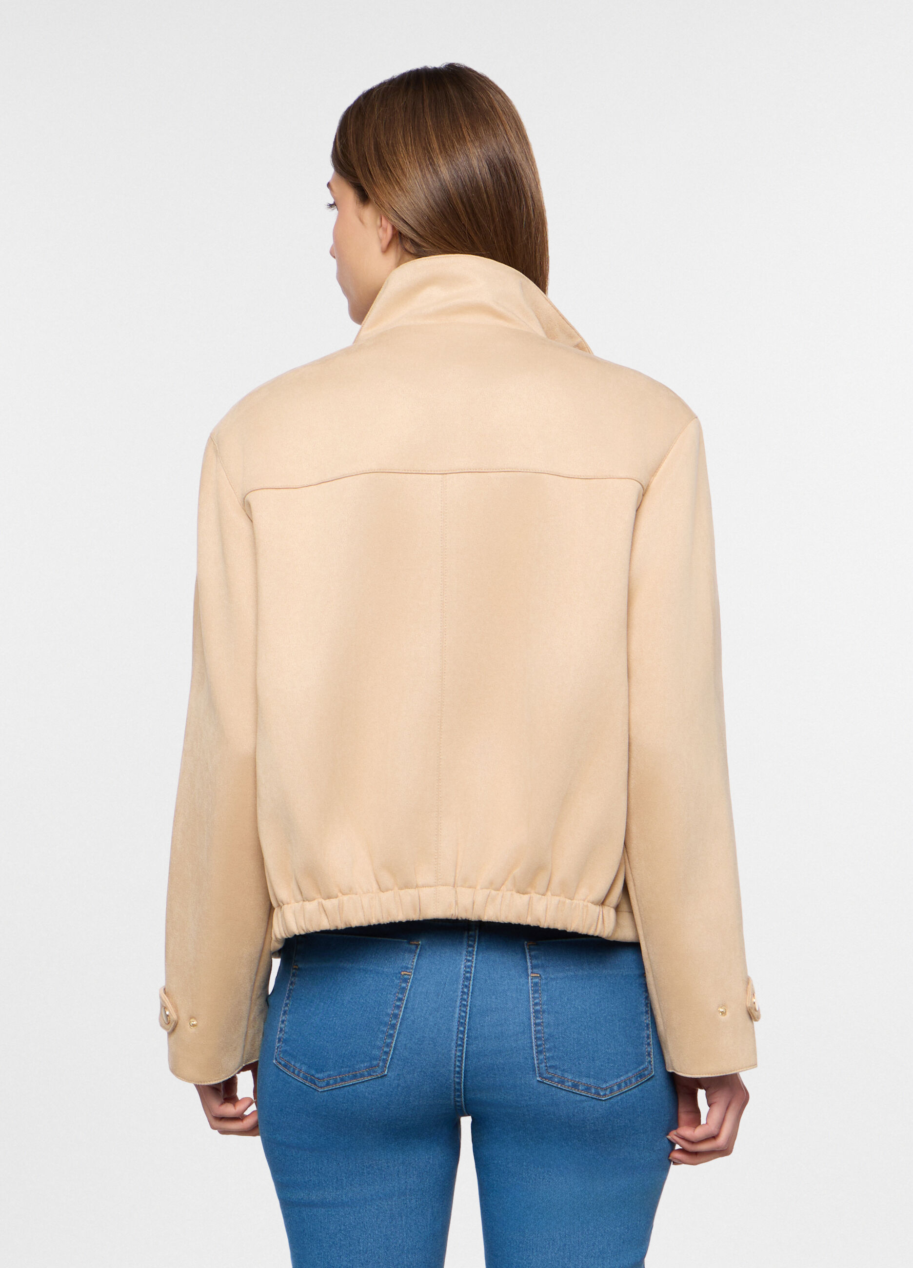 Cappotto scamosciato donna_1