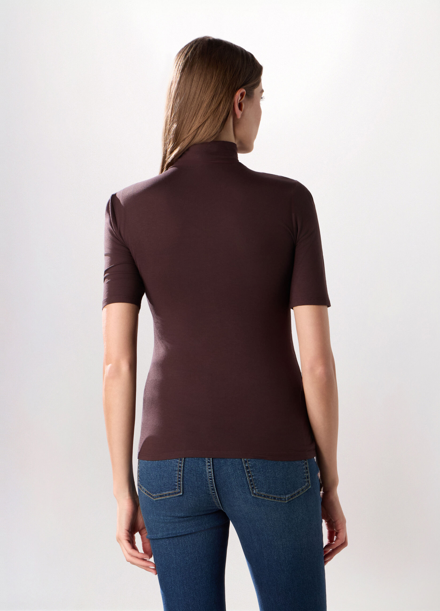 Lupetto in viscosa stretch donna_1