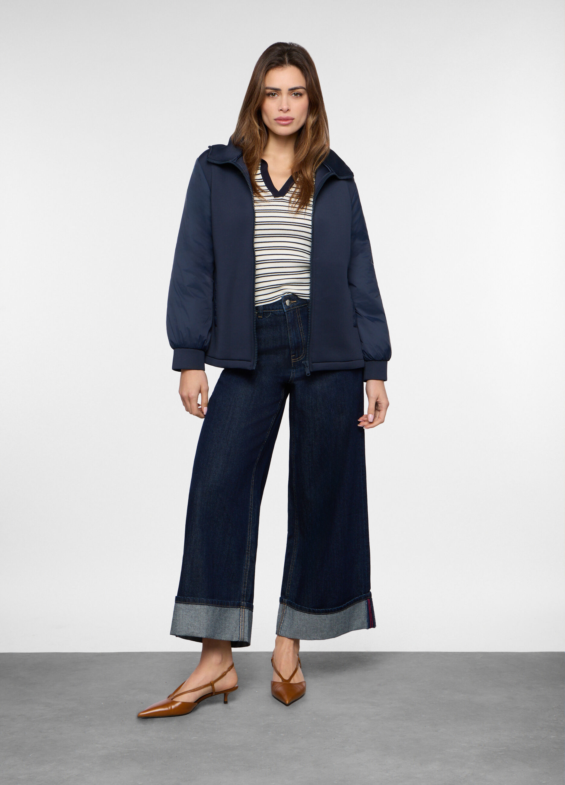 Giacca in neoprene donna_0