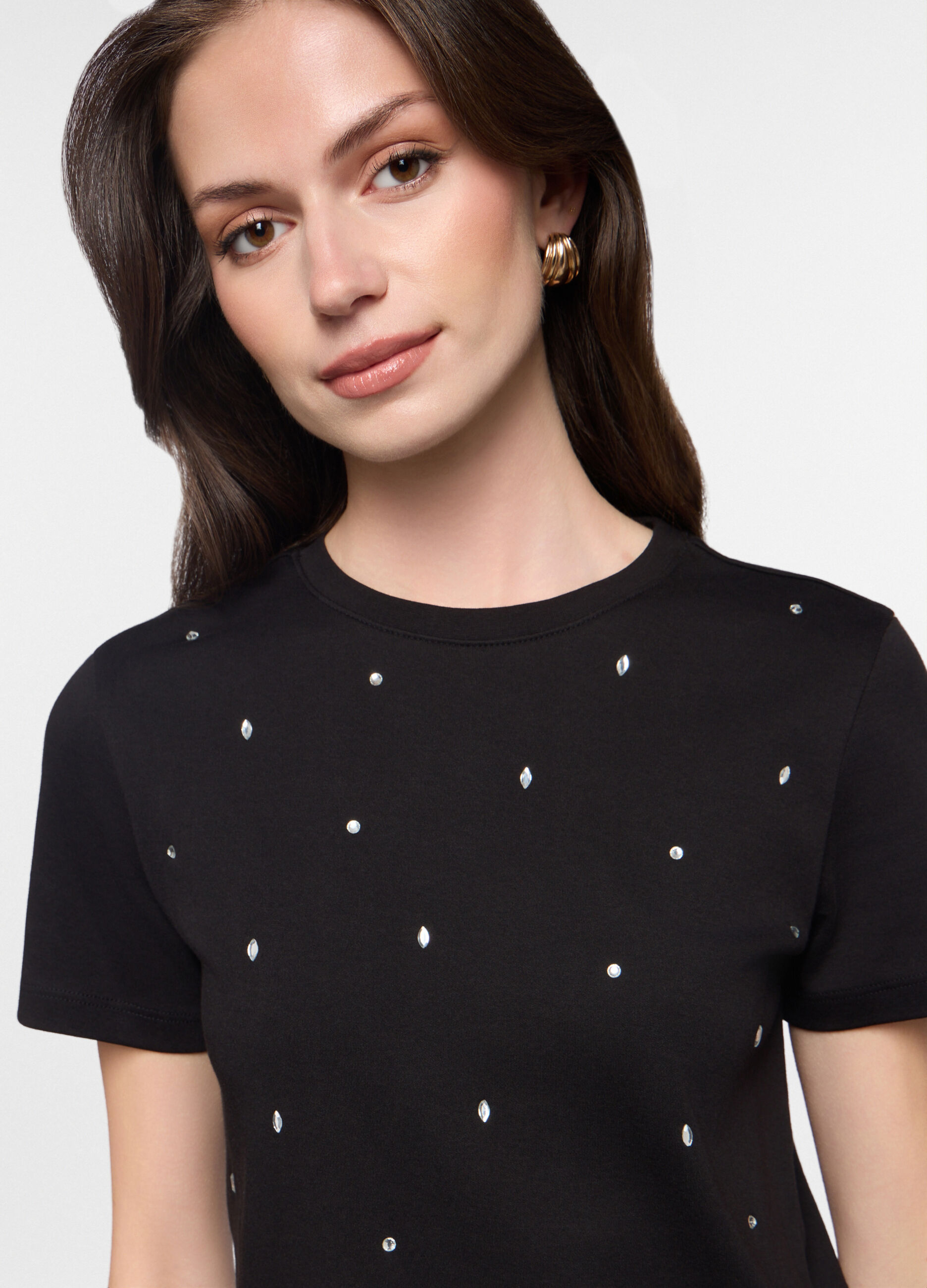 T-shirt girocollo donna_2