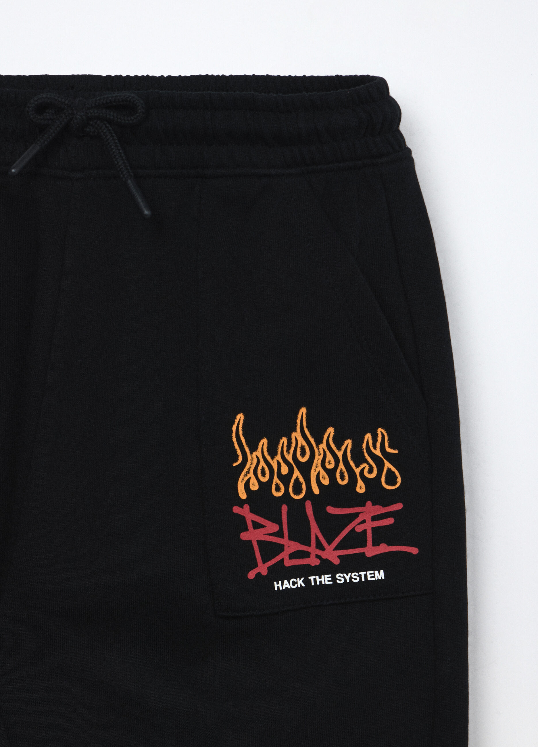 Joggers in french terry di puro cotone ragazzo_2