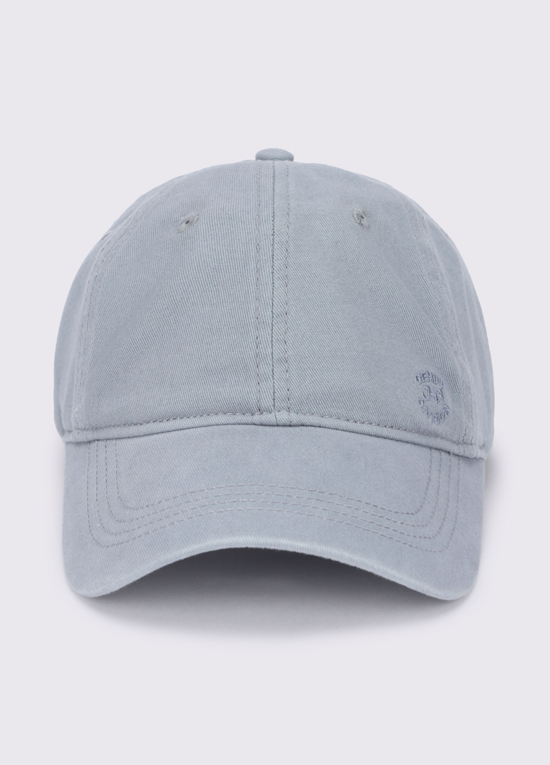 Cappello baseball in twill di puro cotone uomo_0