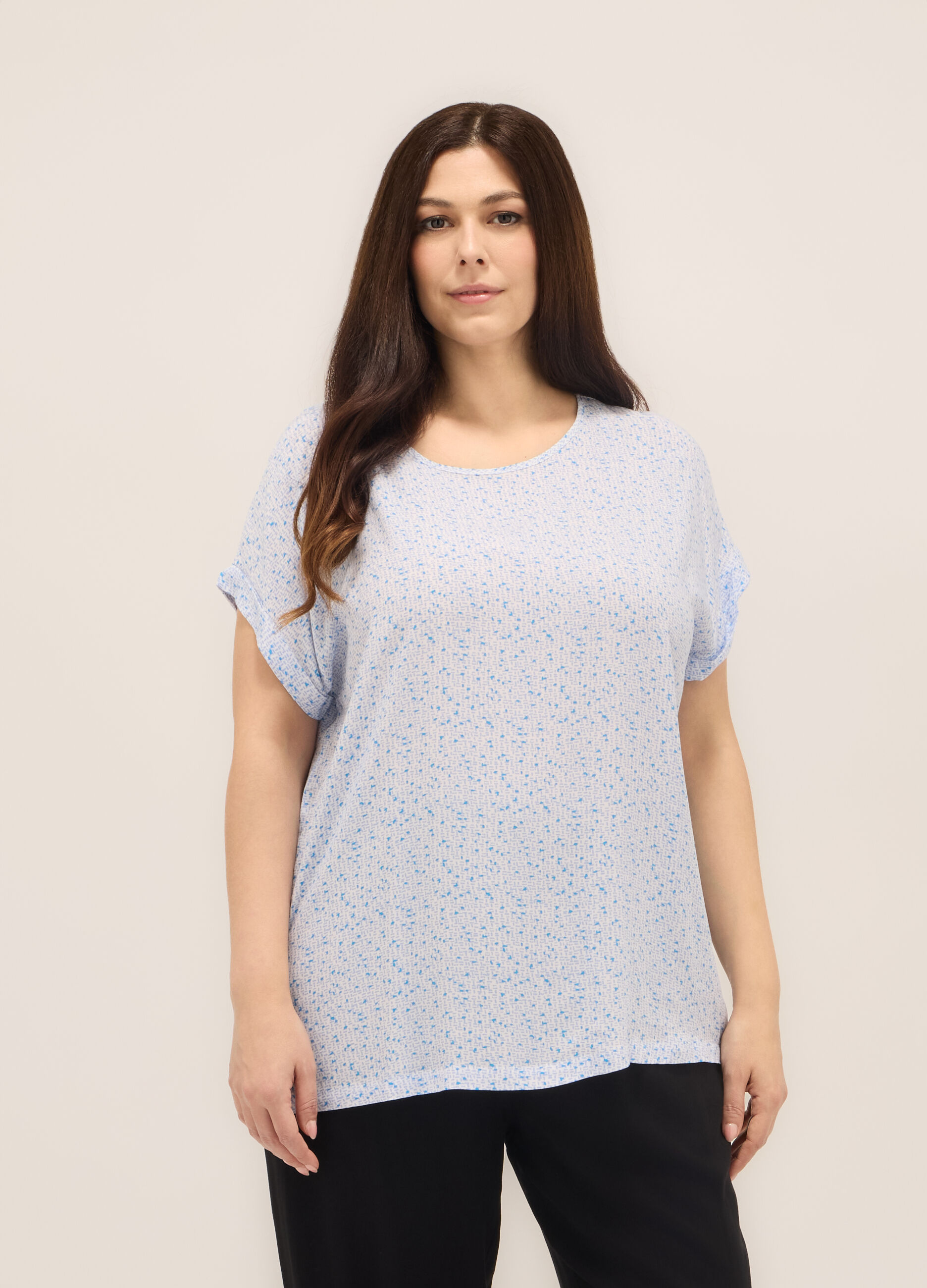 Blusa in pura viscosa donna curvy_0