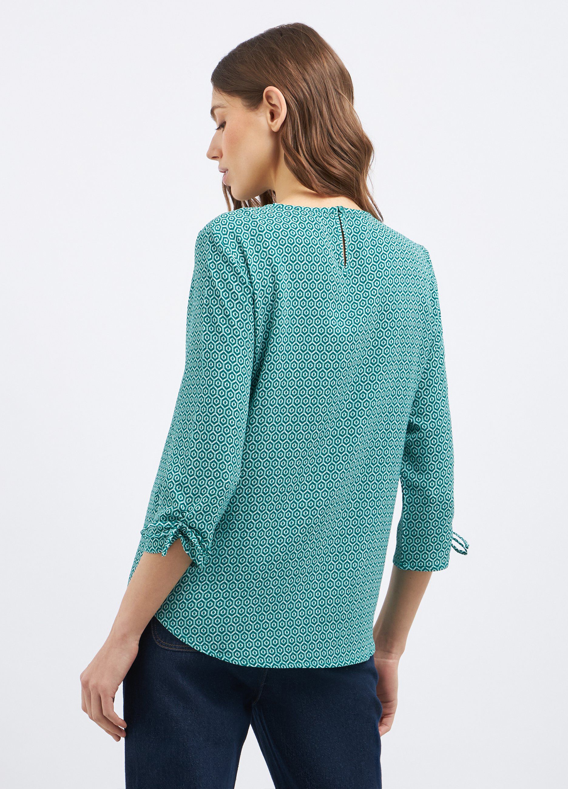 Blusa con stampa donna_1