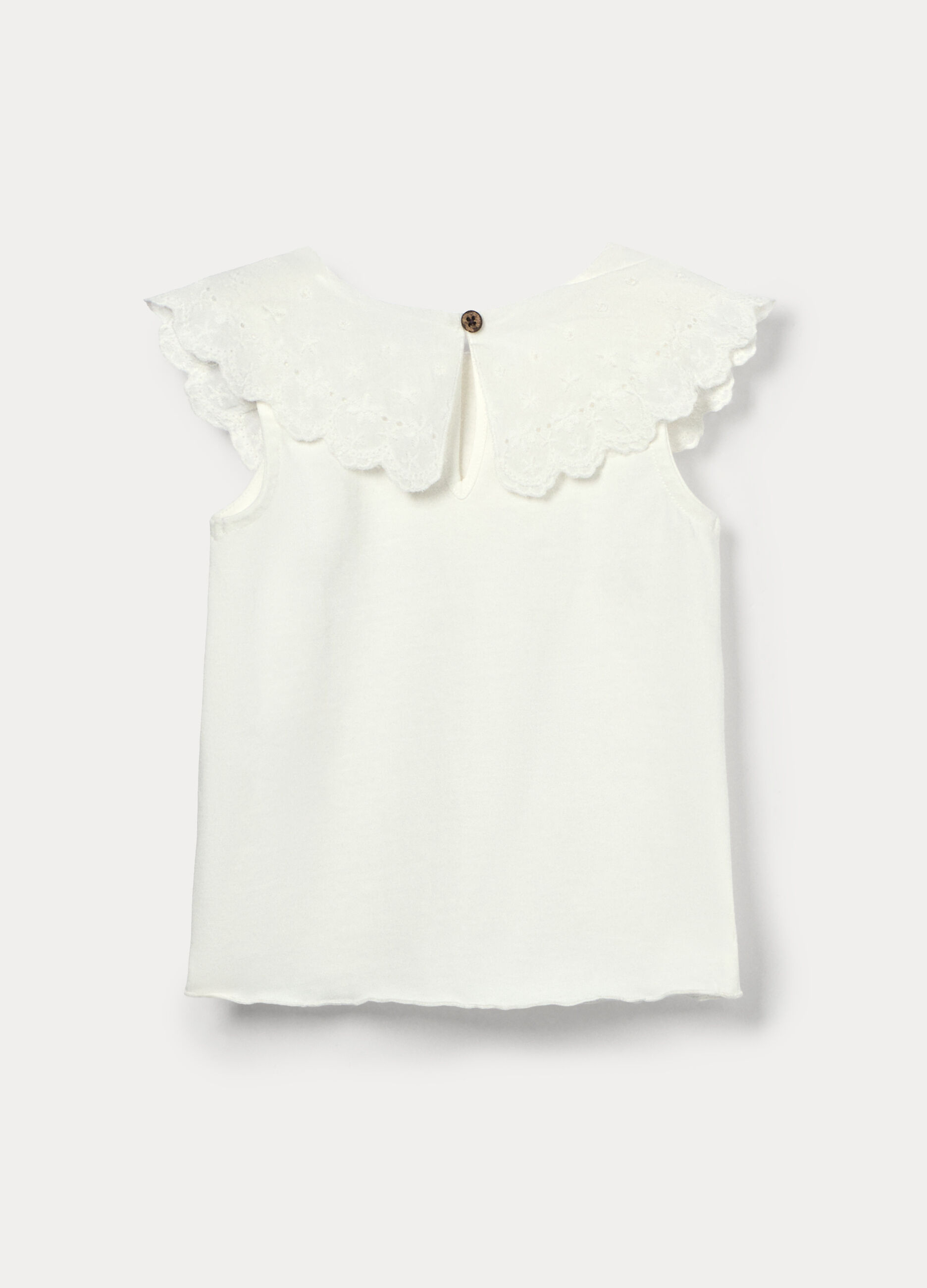 Canotta in jersey di puro cotone bimba_1