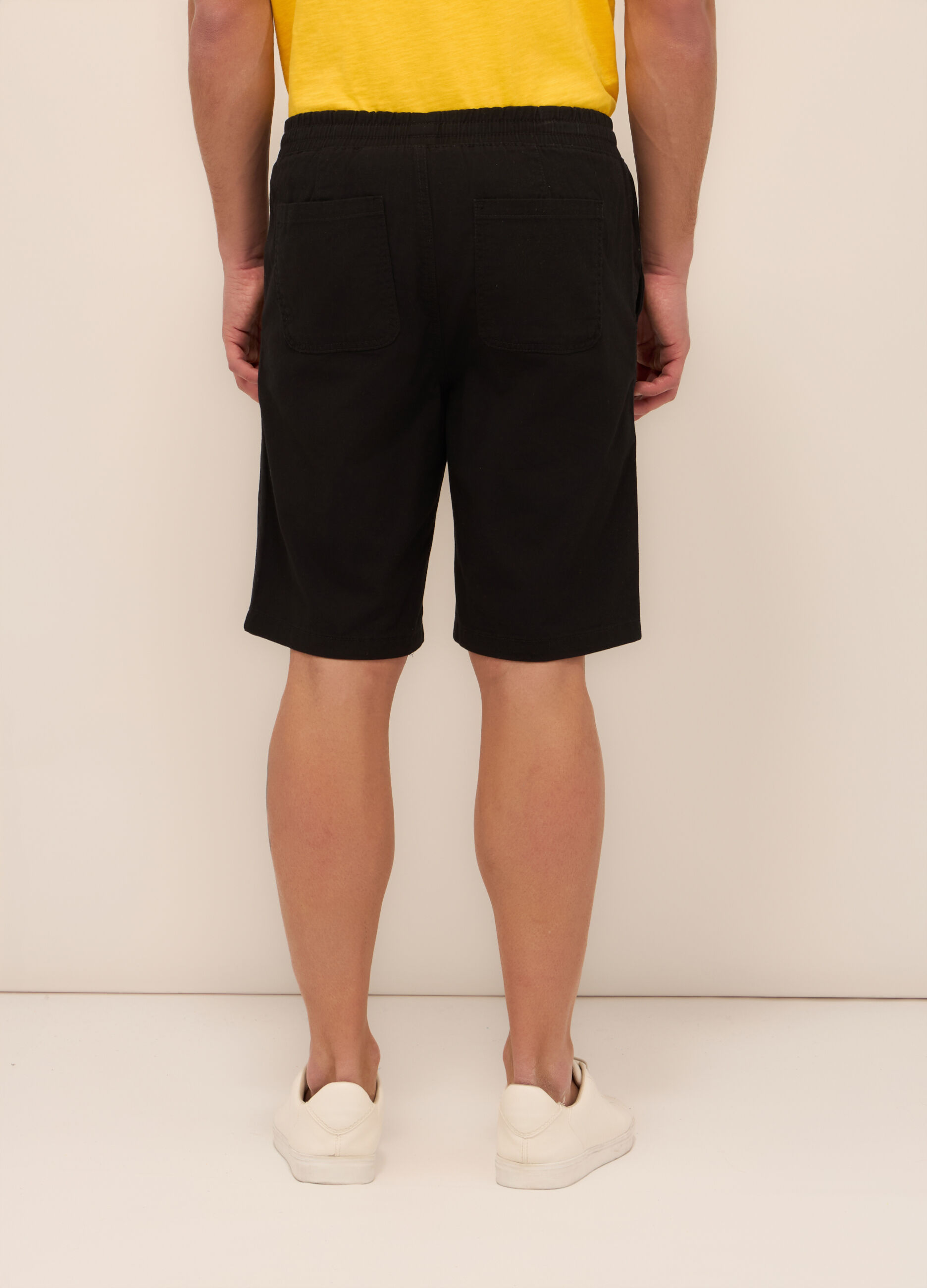 Bermuda in twill di cotone uomo_0