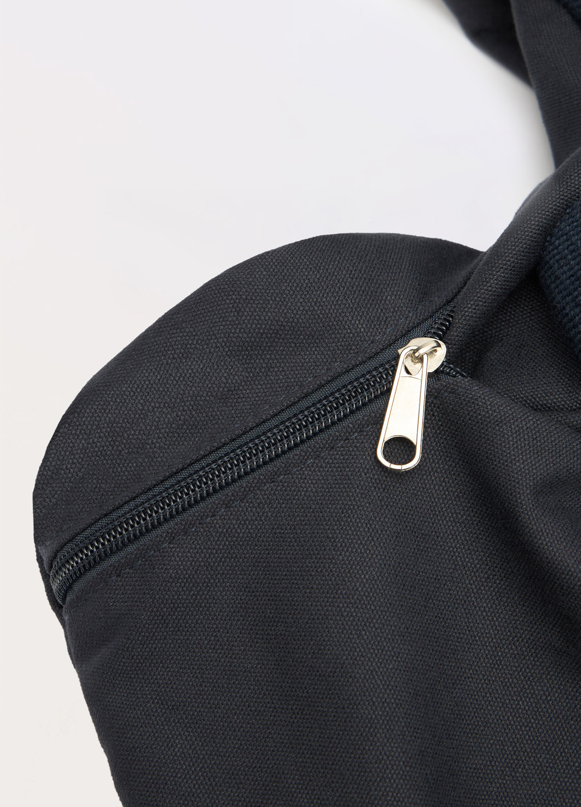 Borsone con zip in tela di cotone uomo_2