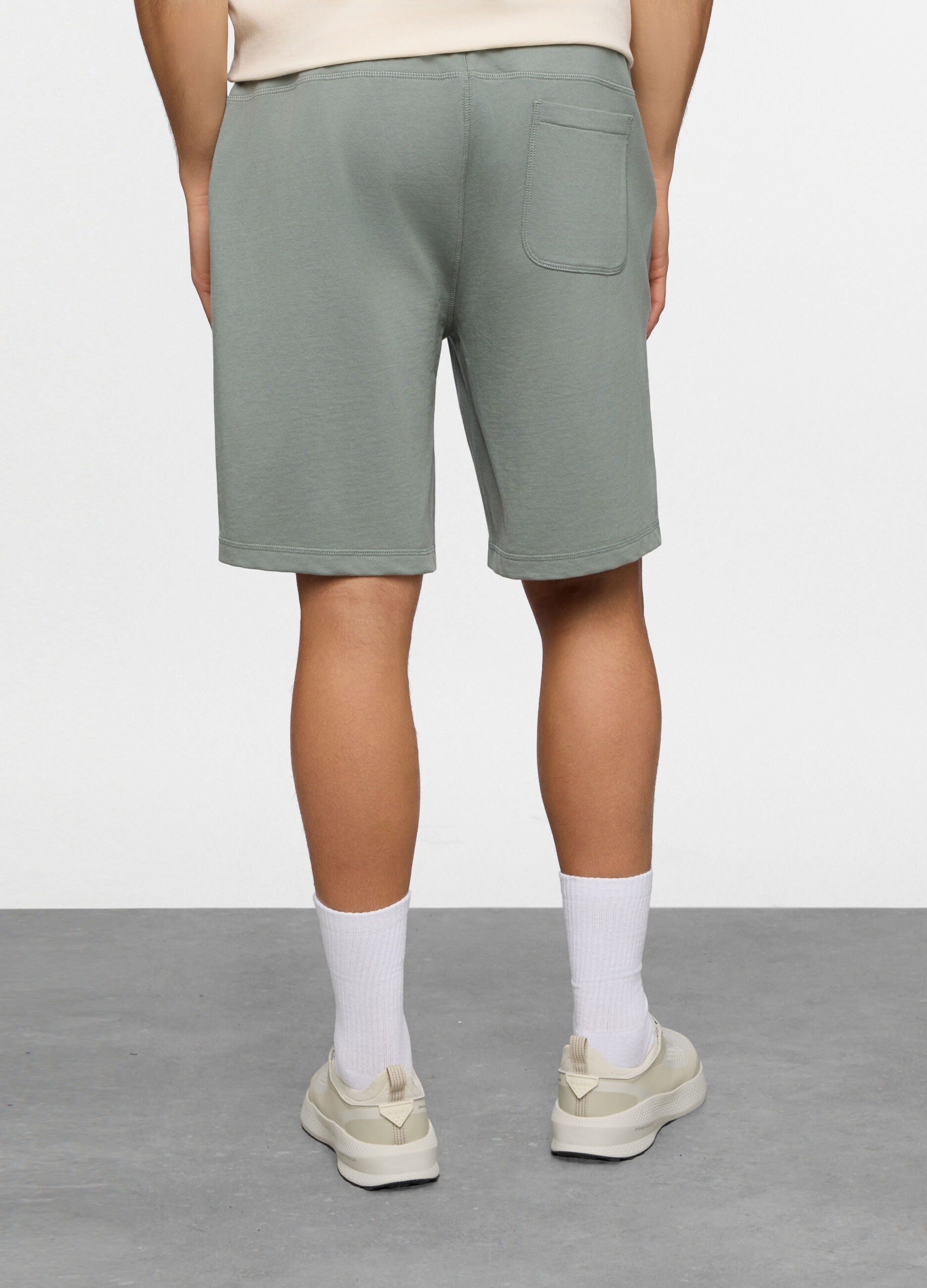 Pantaloncini in cotone french terry uomo_1