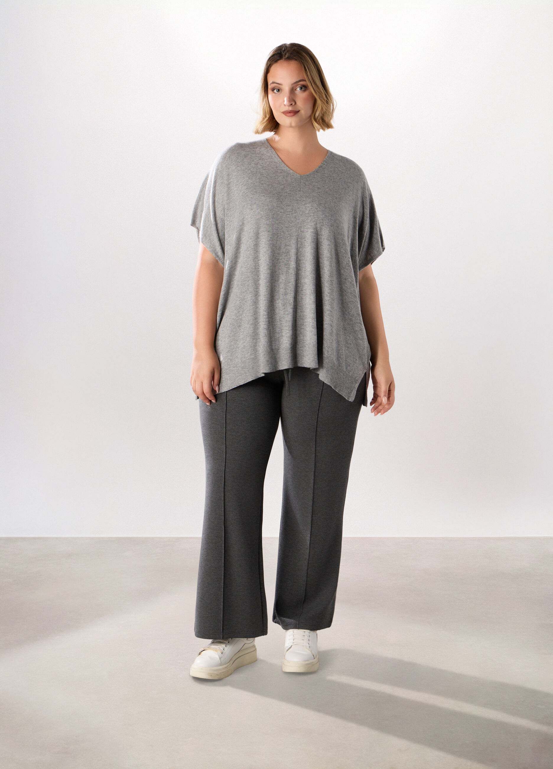 Pantaloni misto modal donna curvy_0