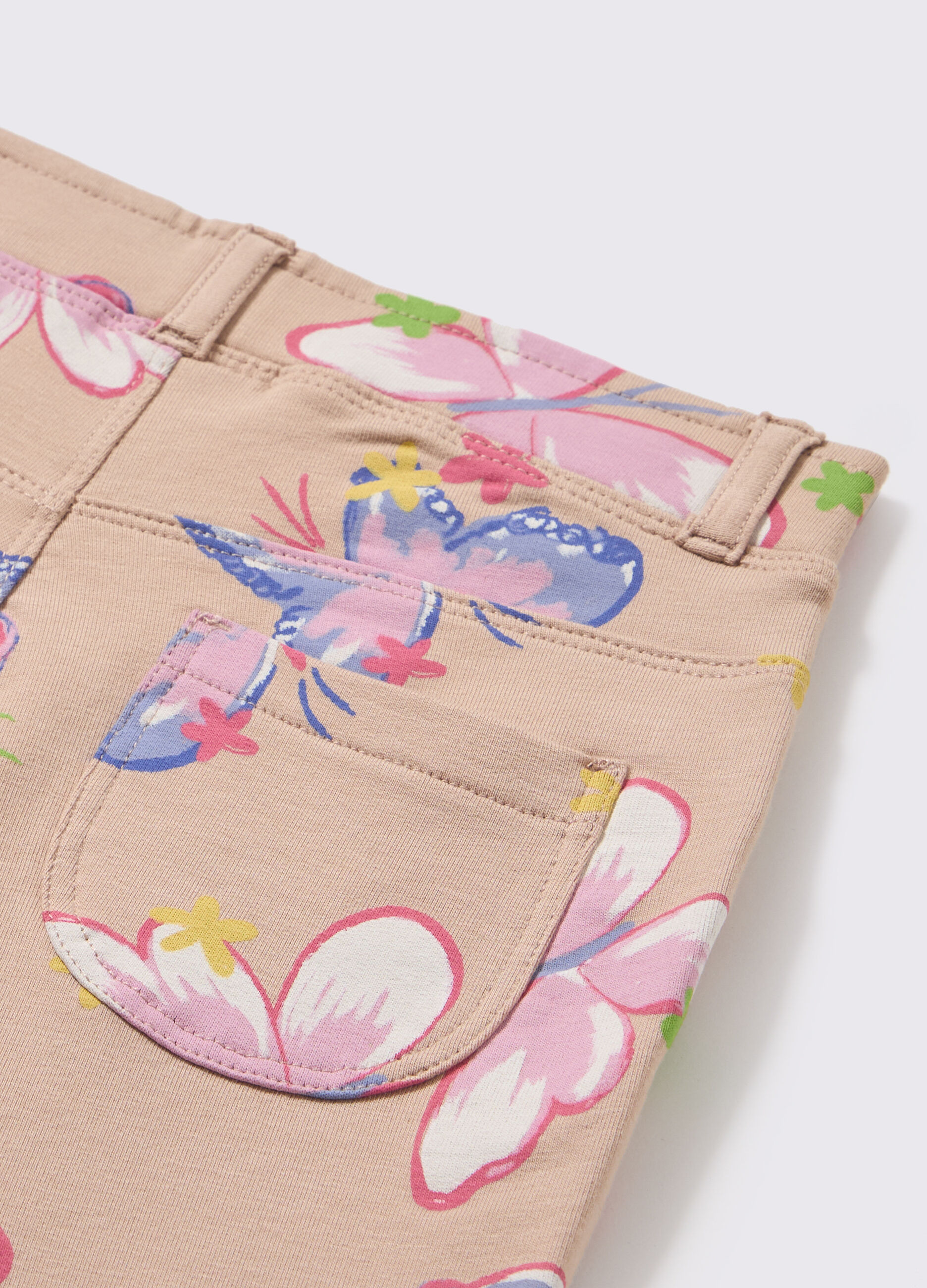 Treggings in cotone stretch bambina_1