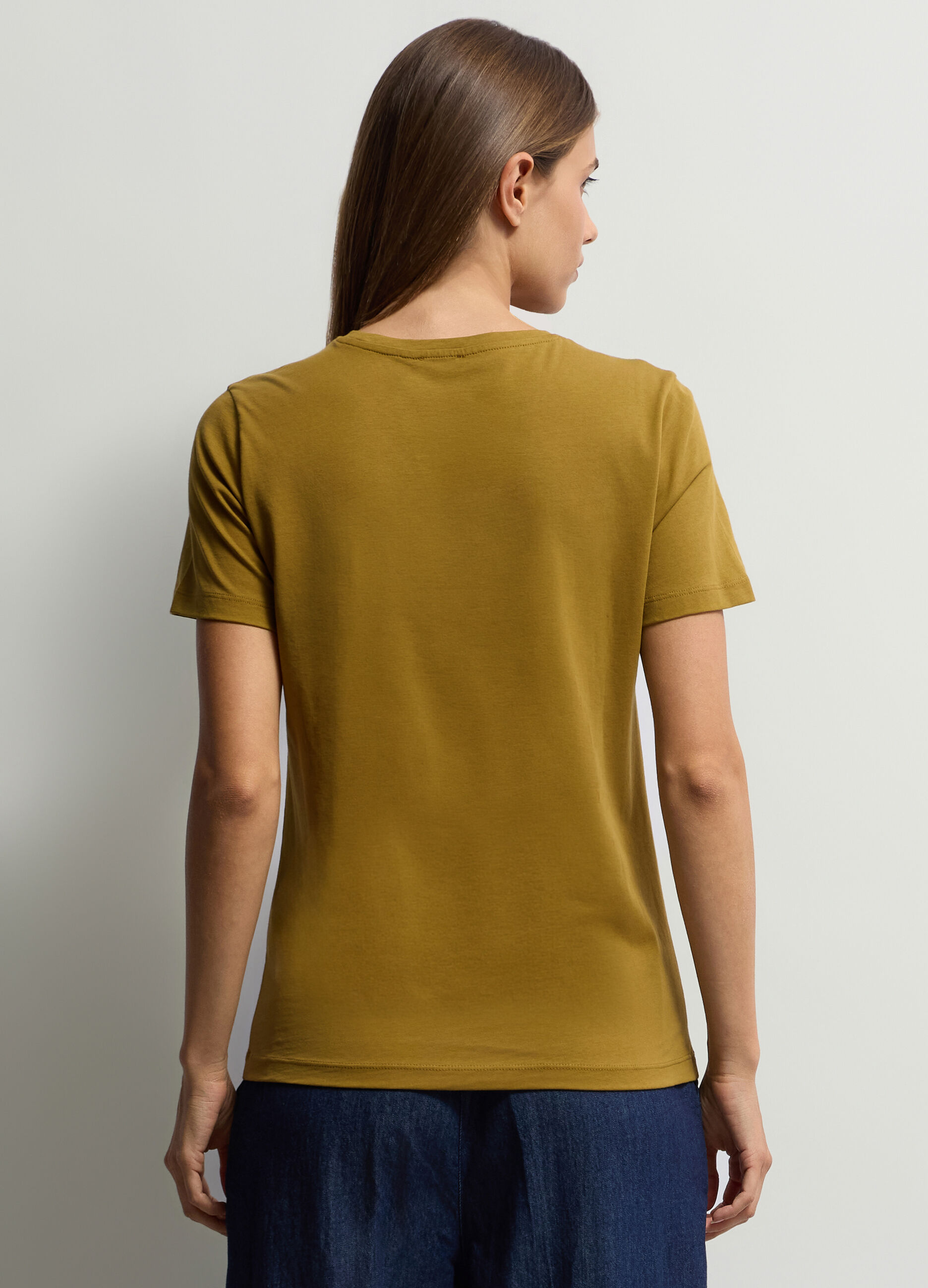 T-shirt girocollo donna_1