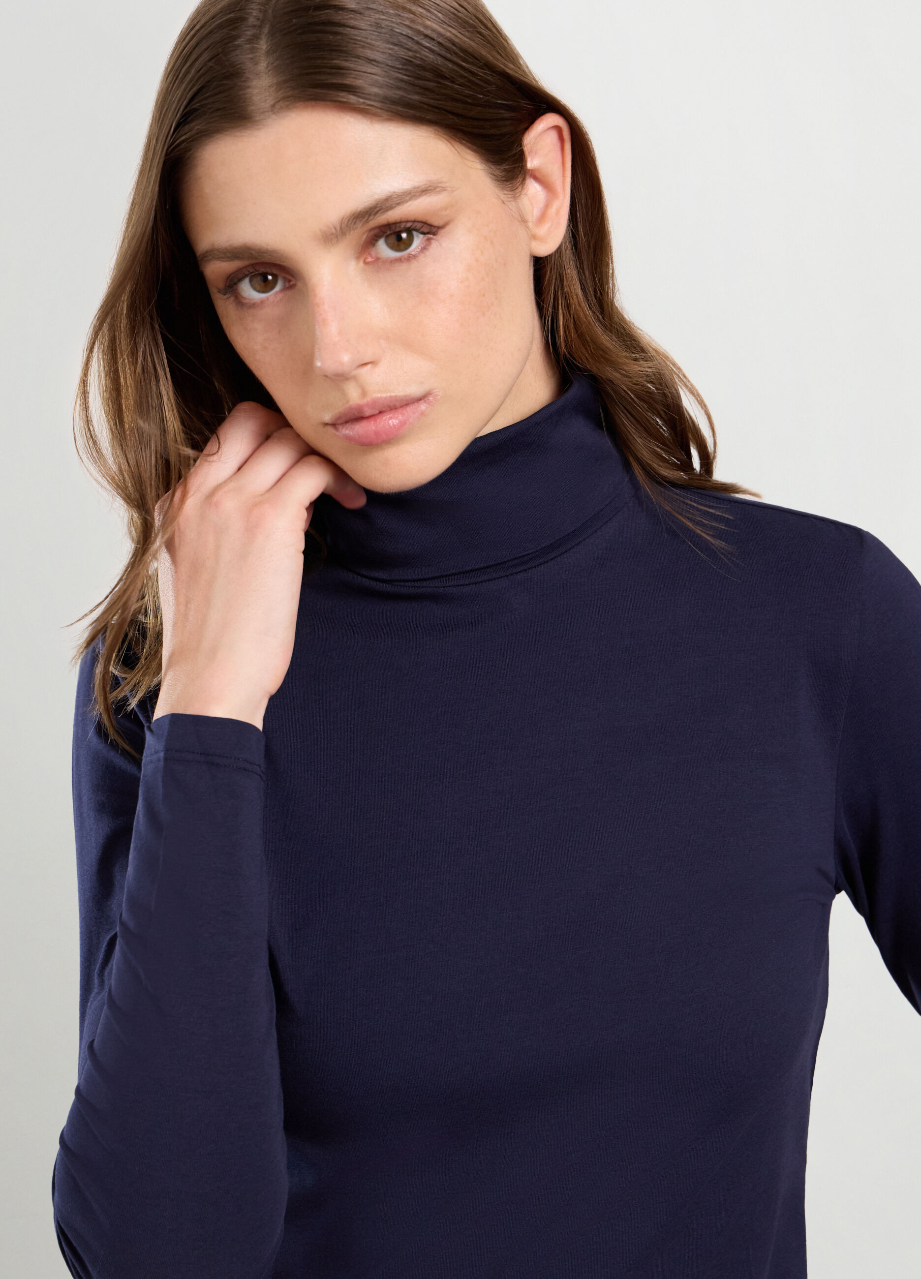 Lupetto in cotone stretch donna_2