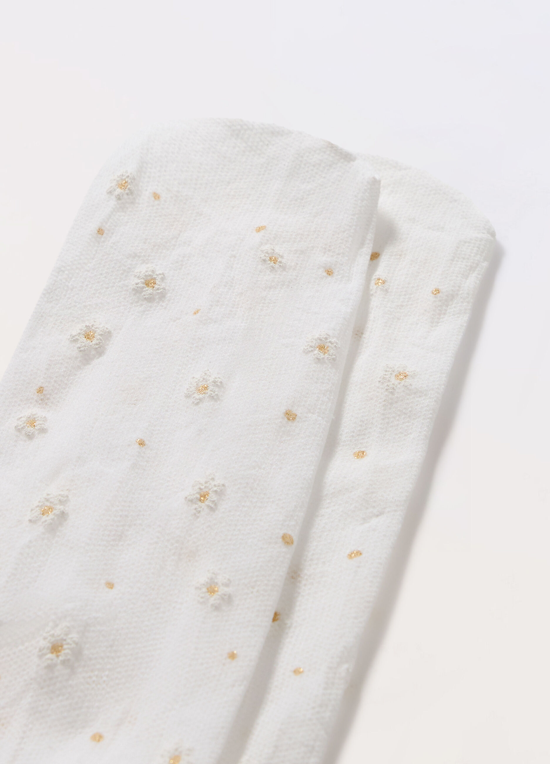 Collant con ricami Made in Italy