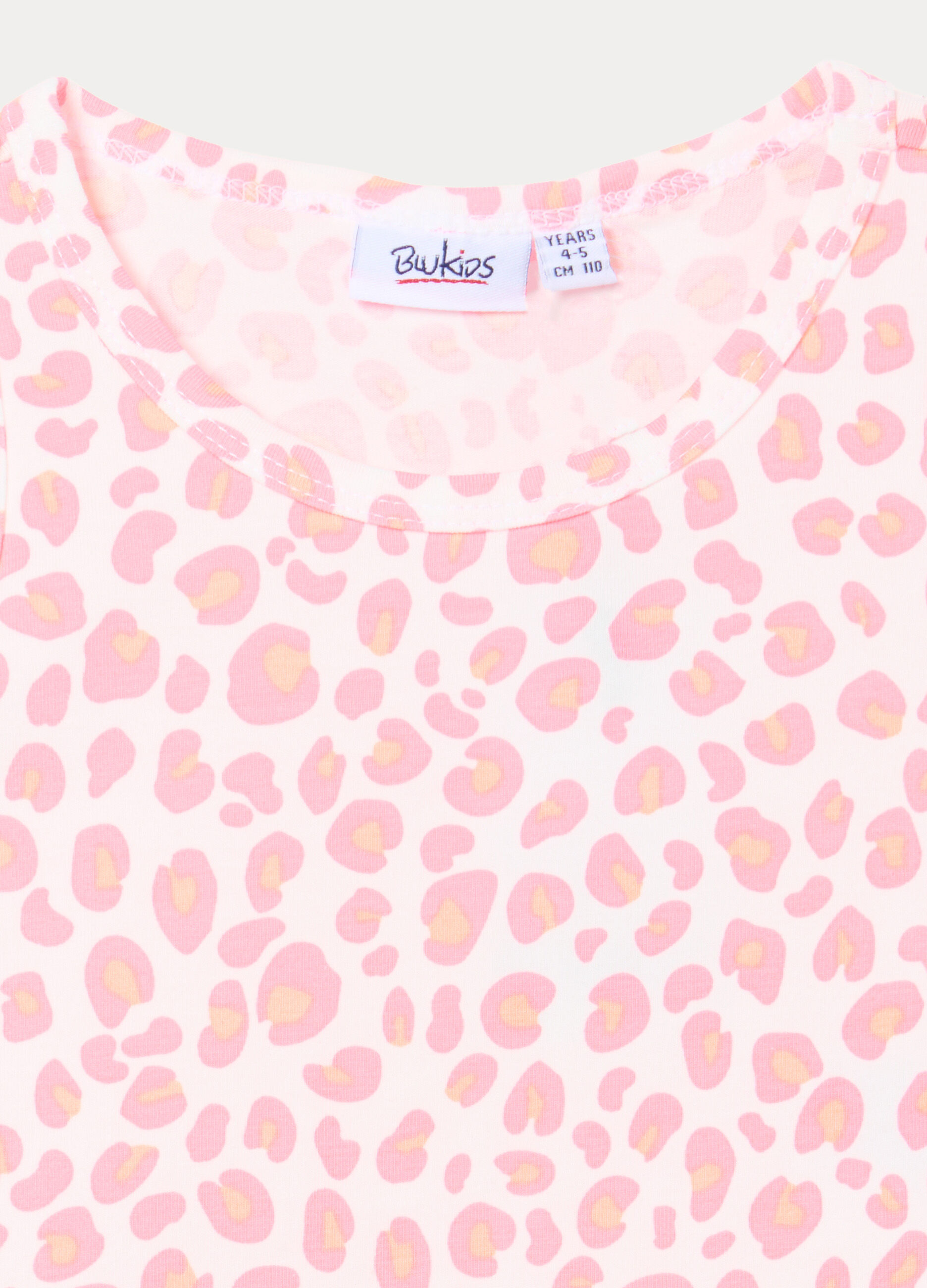 Canotta girocollo in jersey di cotone stretch bambina_2