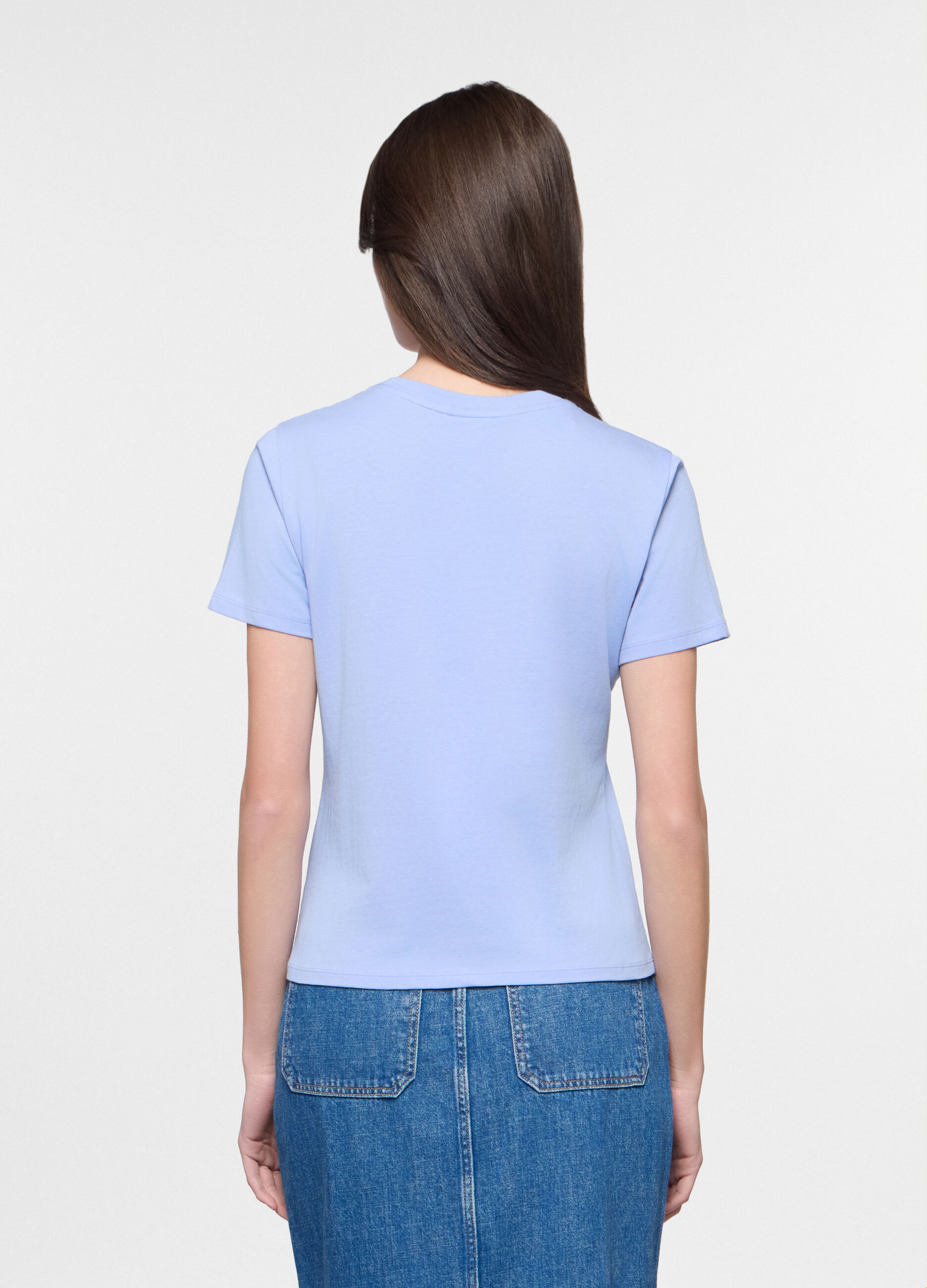 T-shirt in jersey stretch donna_1