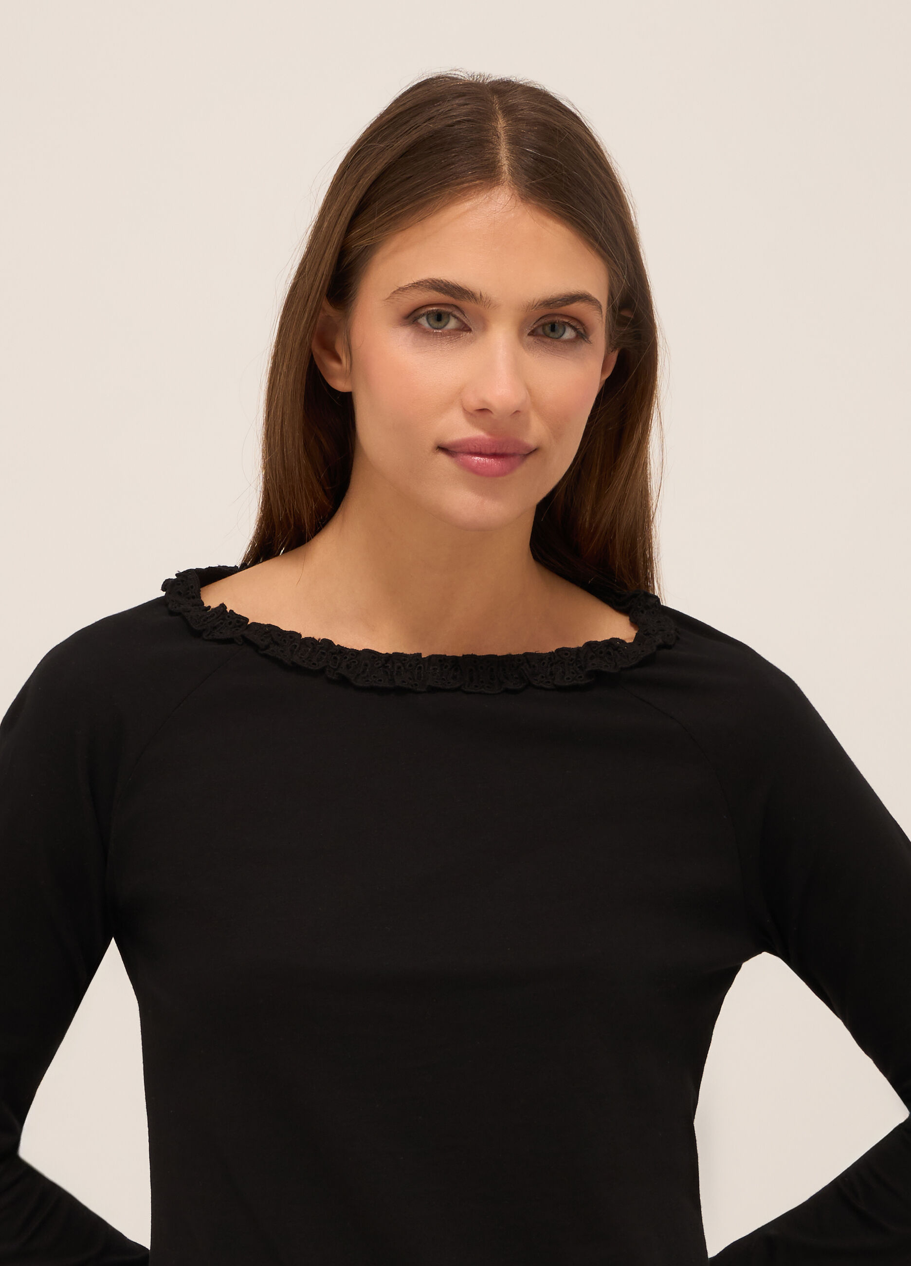 T-shirt in puro cotone donna_2