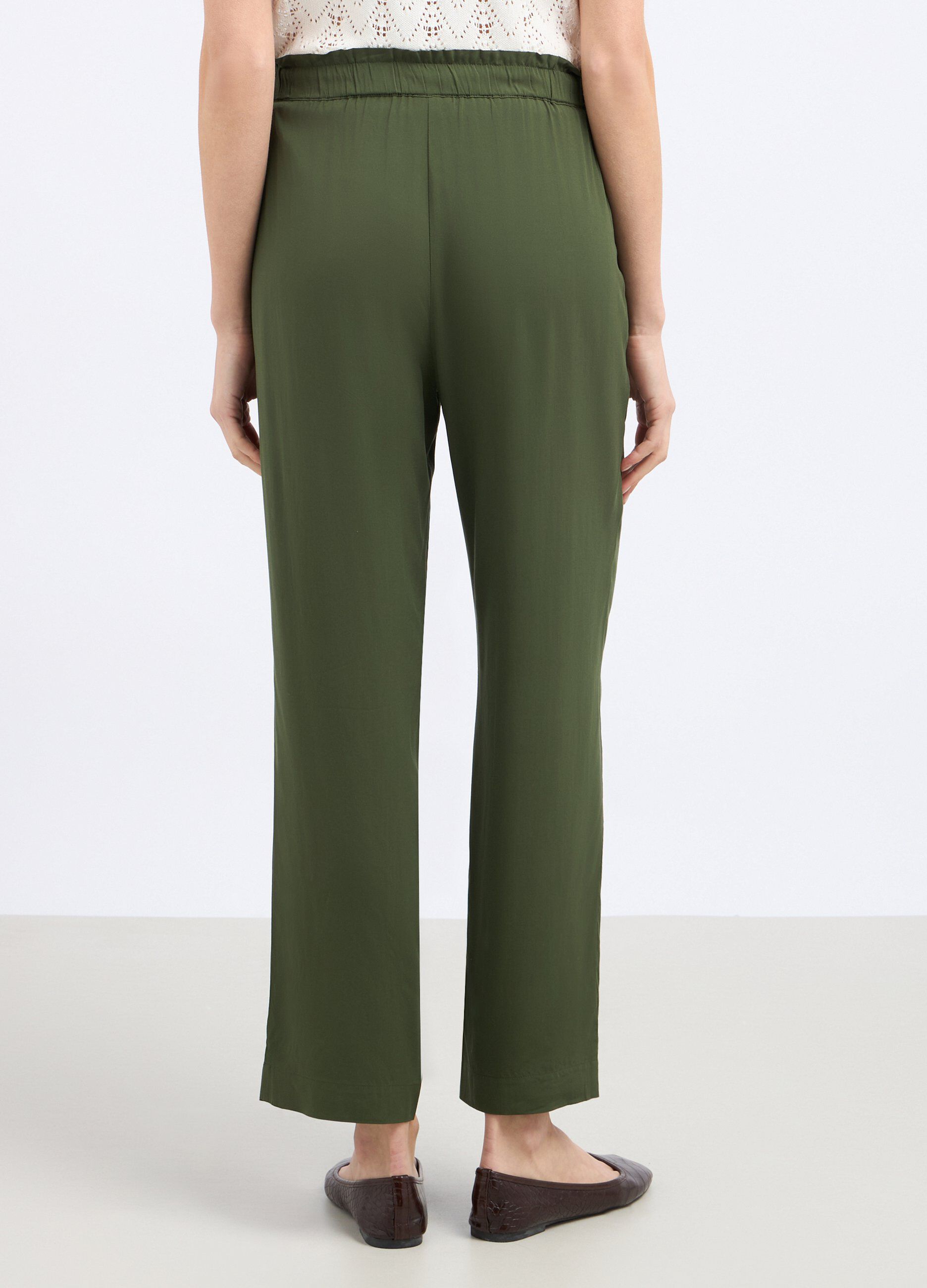 Pantaloni in pura viscosa donna_1