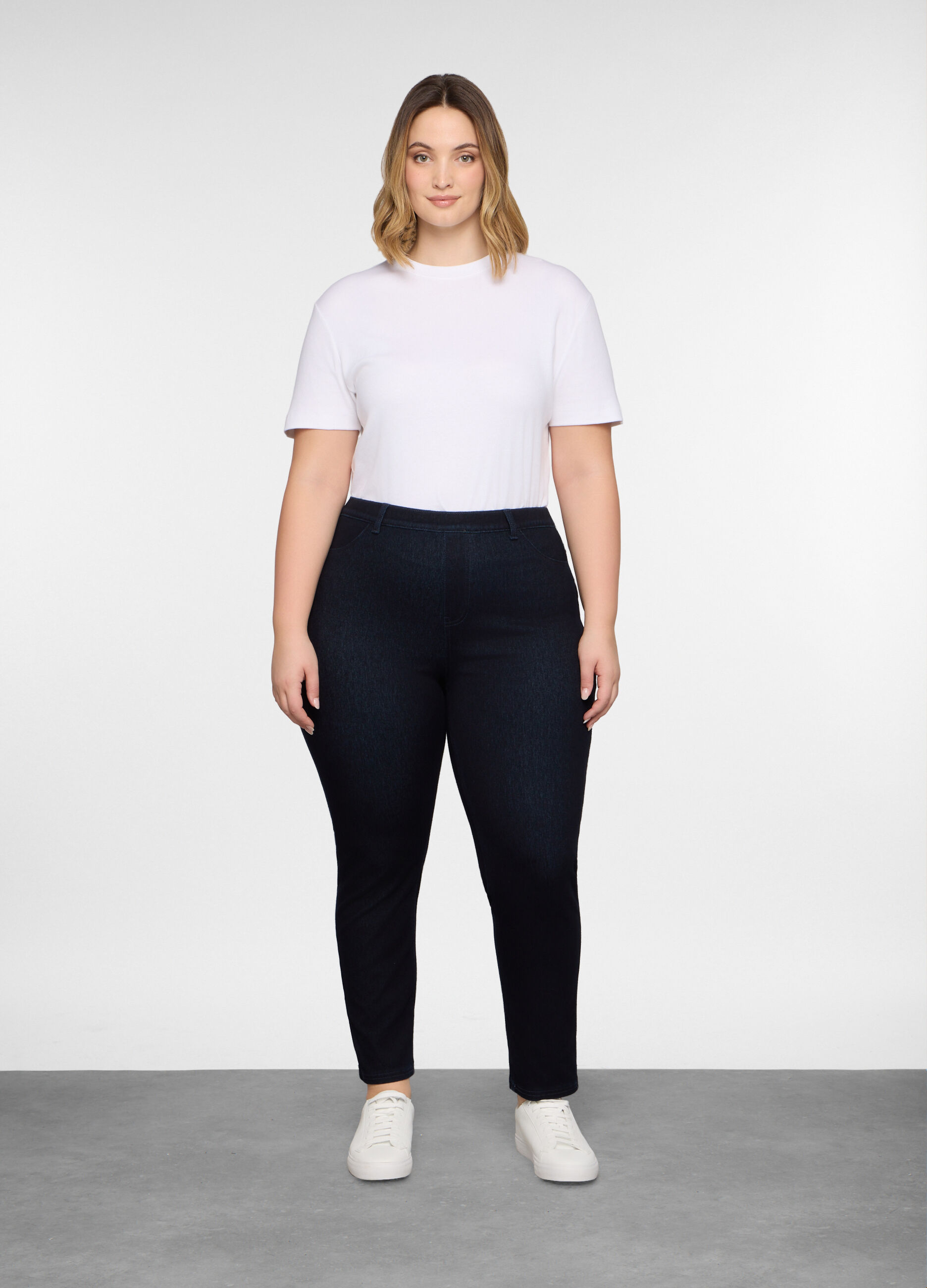 Treggings slim fit stretch donna curvy_0