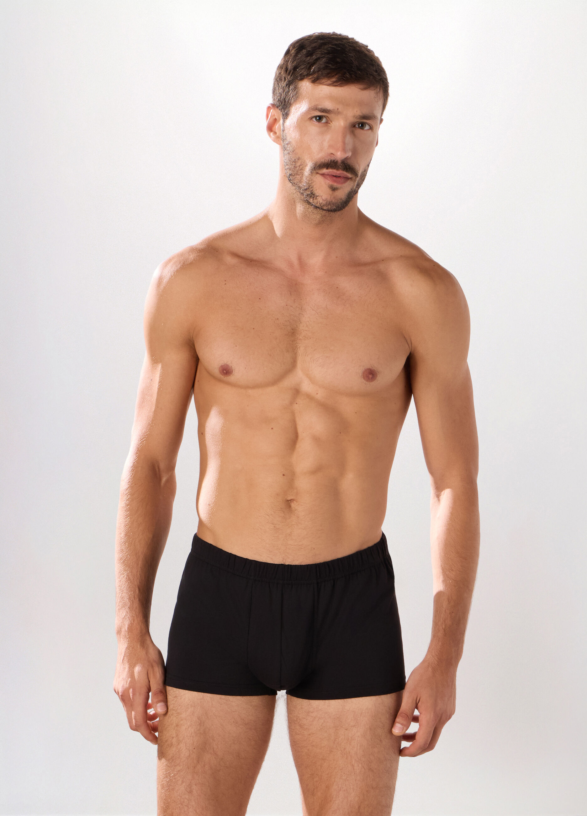 Boxer in jersey di cotone uomo_0